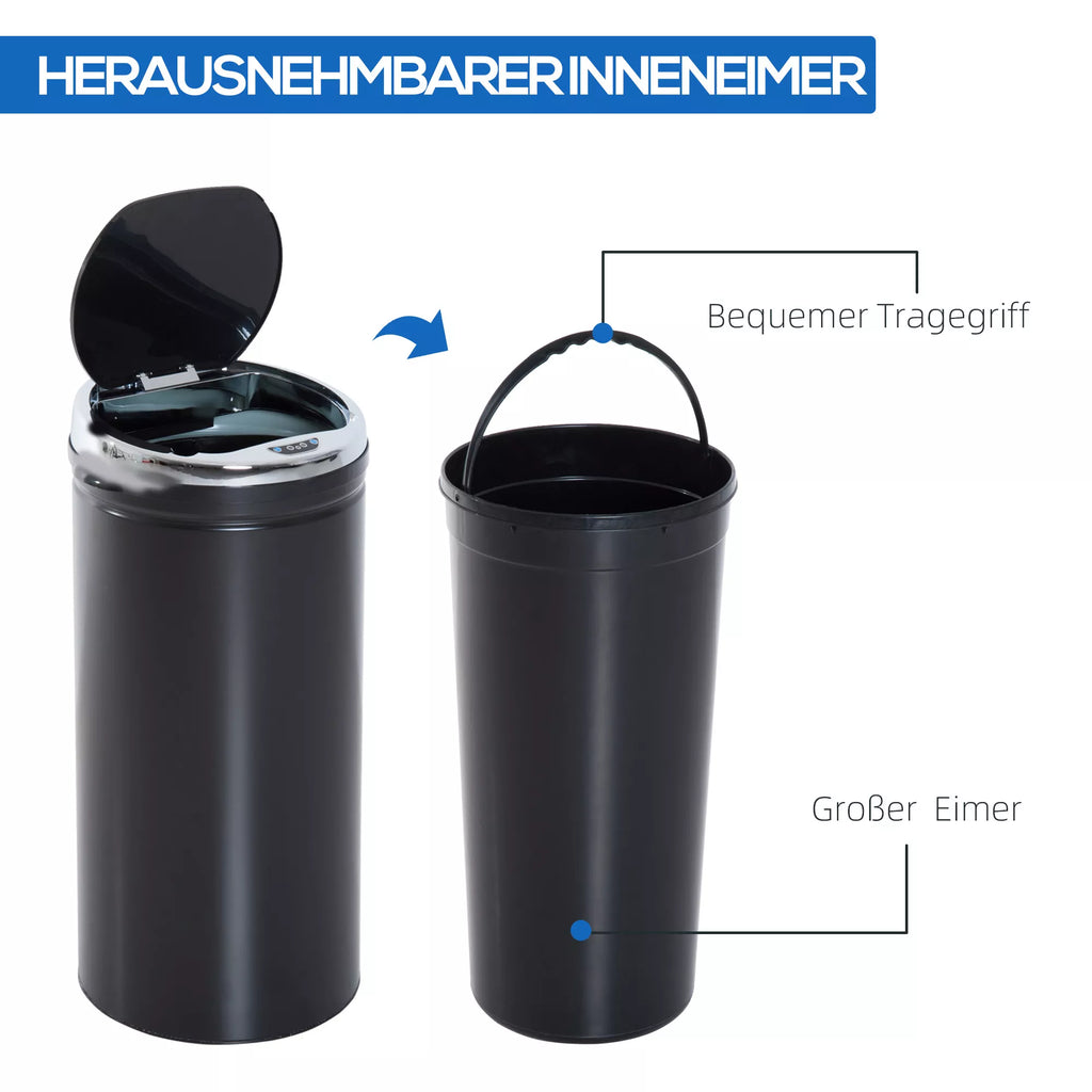 Schema su išimamu vidiniu kibiru su rankena