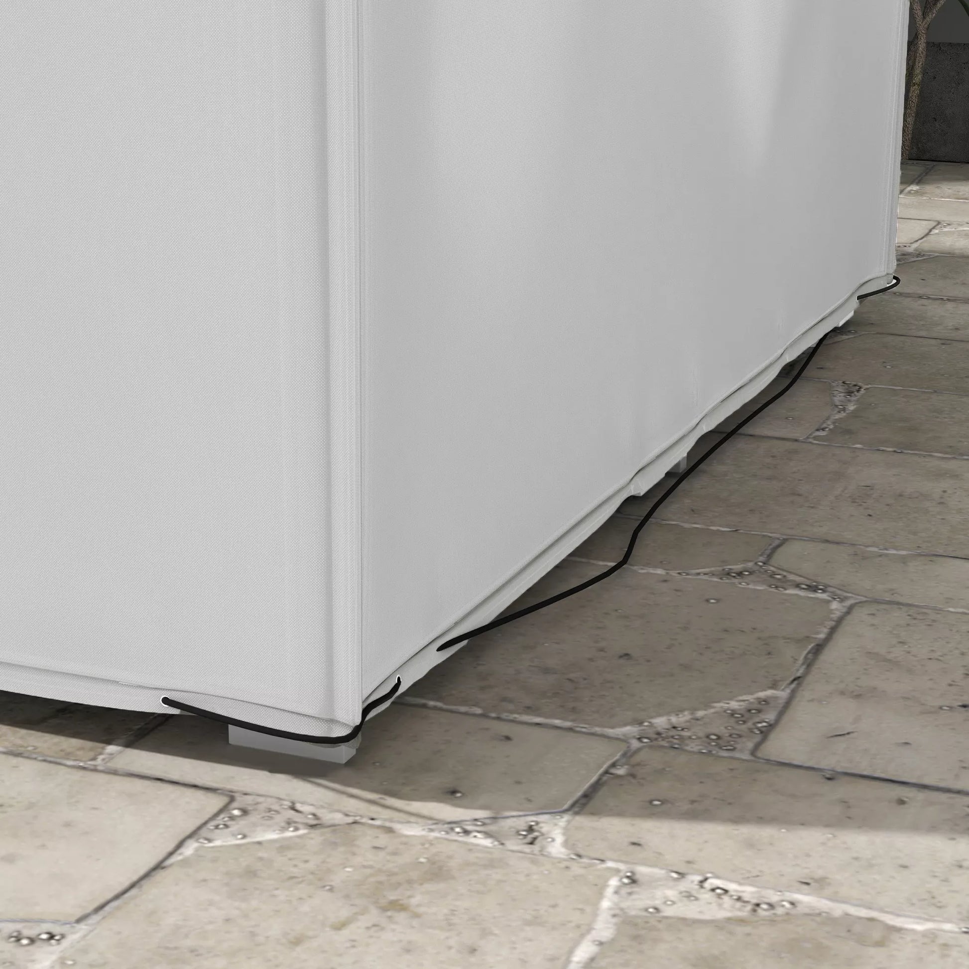 Sodo baldų uždangalas, atsparus vandeniui ir uv spinduliams, 600d oxford audinys, 210x140x80 cm