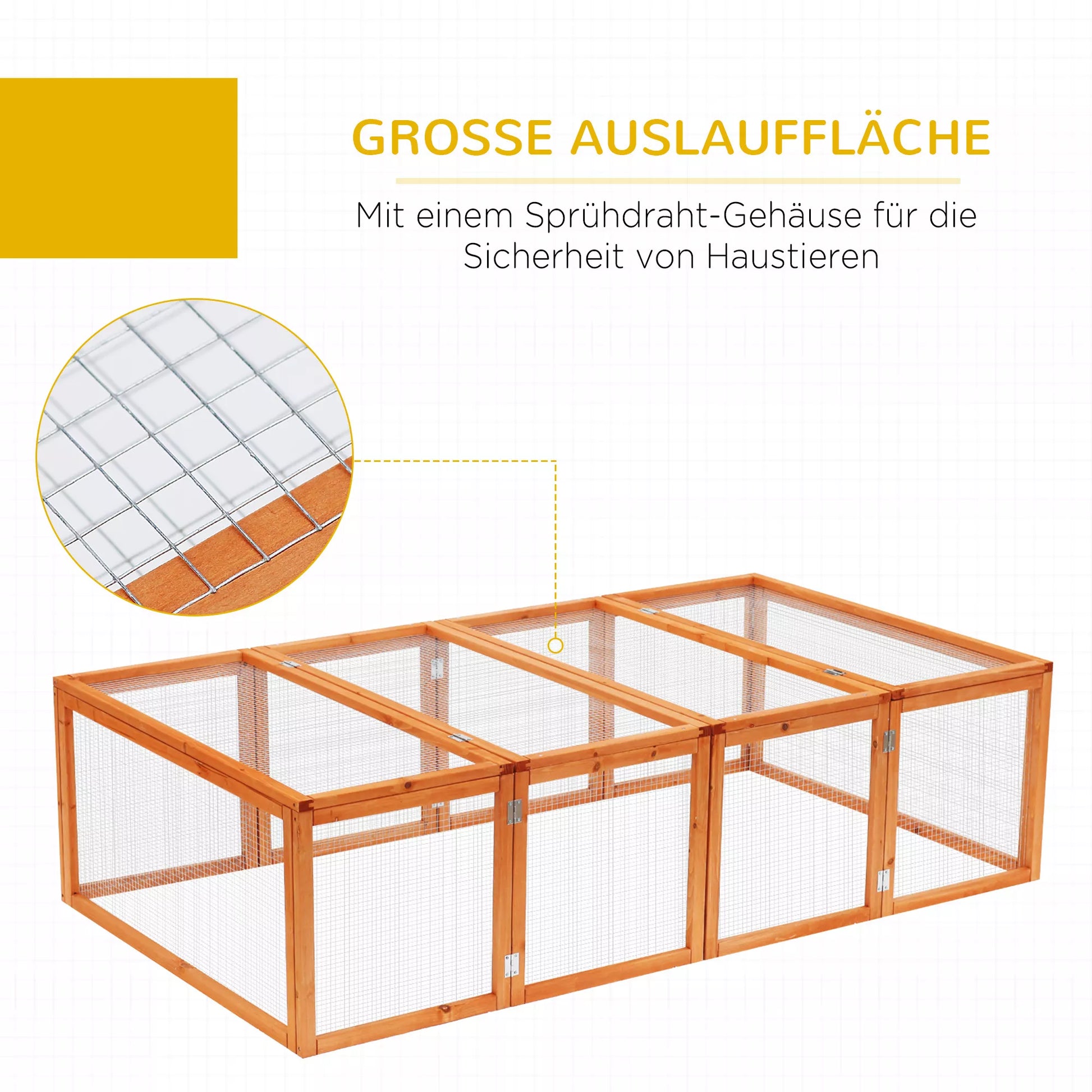 Tvaras žiemos laikotarpiui Medinis triušių tvaras 181x100x48 cm Triušių narvas su laisvu aptvaru, 2 durimis, metaliniu tinklu, triušių narvas triušiams, jūrų kiaulytėms Lauko gamtos