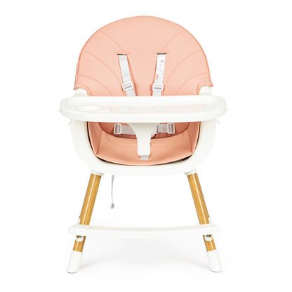 ECOTOYS 2-in-1 reguliuojama vaikiška maitinimo kėdutė (6–36 mėn.)