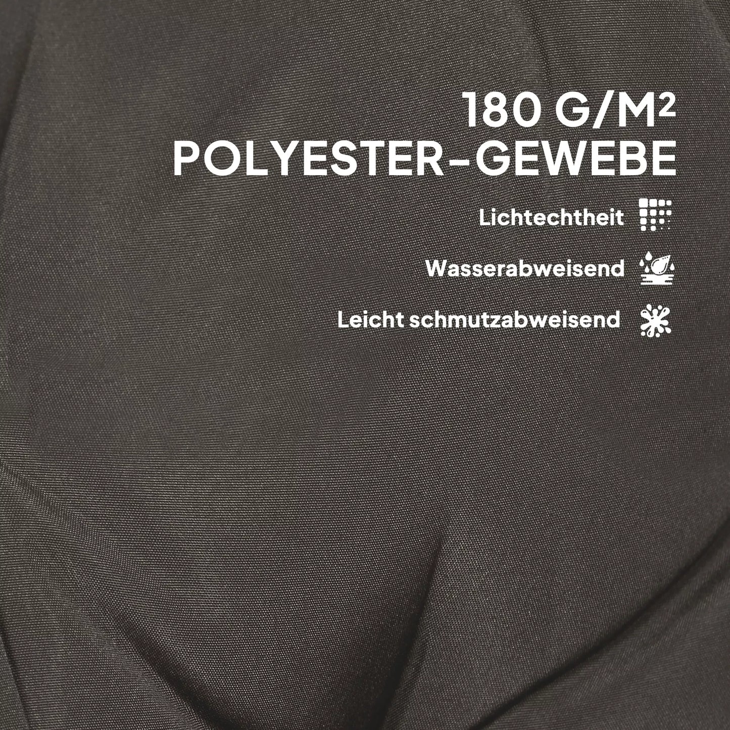 4 vnt. komplektas sėdimųjų pagalvėlių 108 x 50 x 5 cm, pagalvėlės kėdėms su raišteliais, lauko ir vidaus, tamsiai pilkos