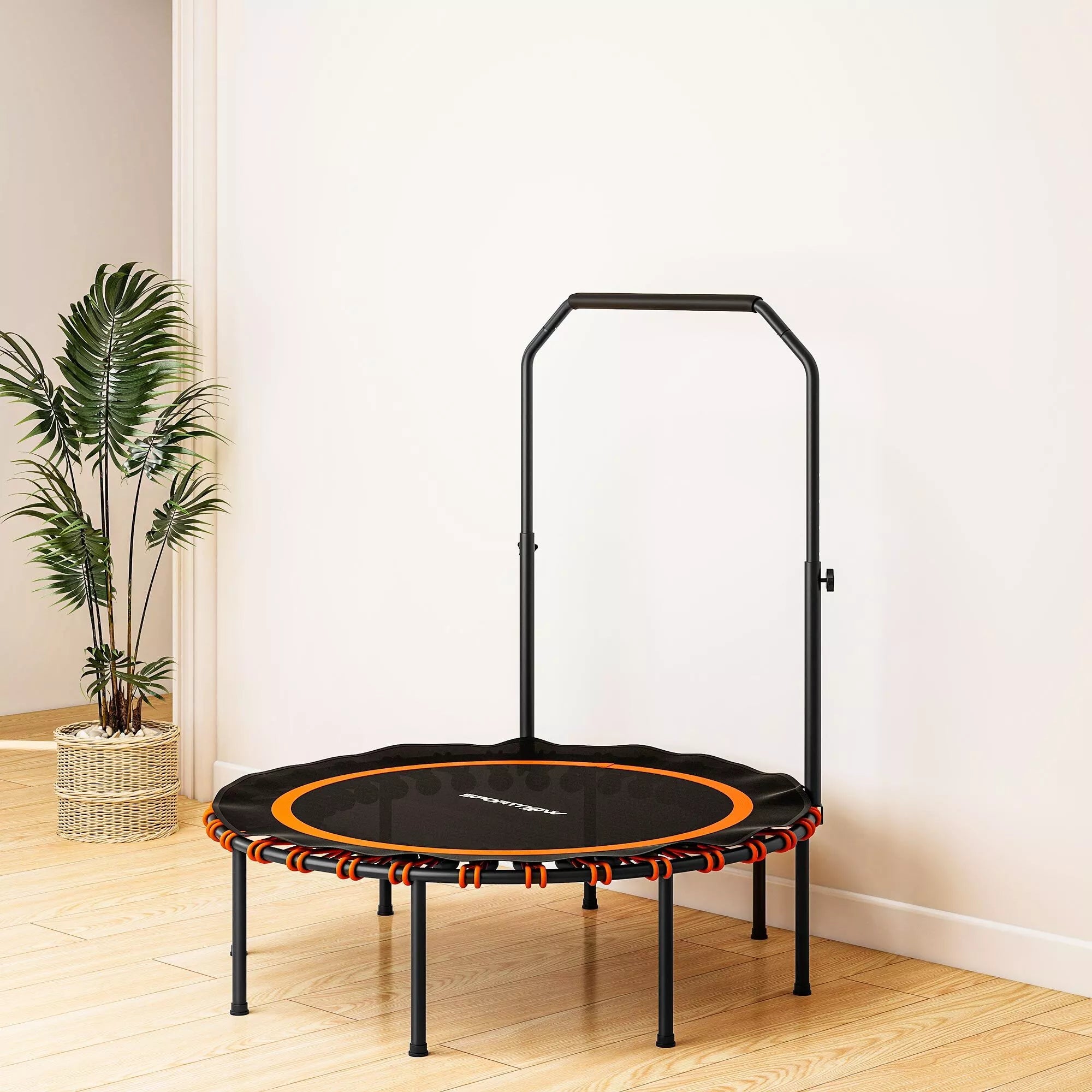 Batutas su reguliuojama rankena, 114 cm, oranžinis