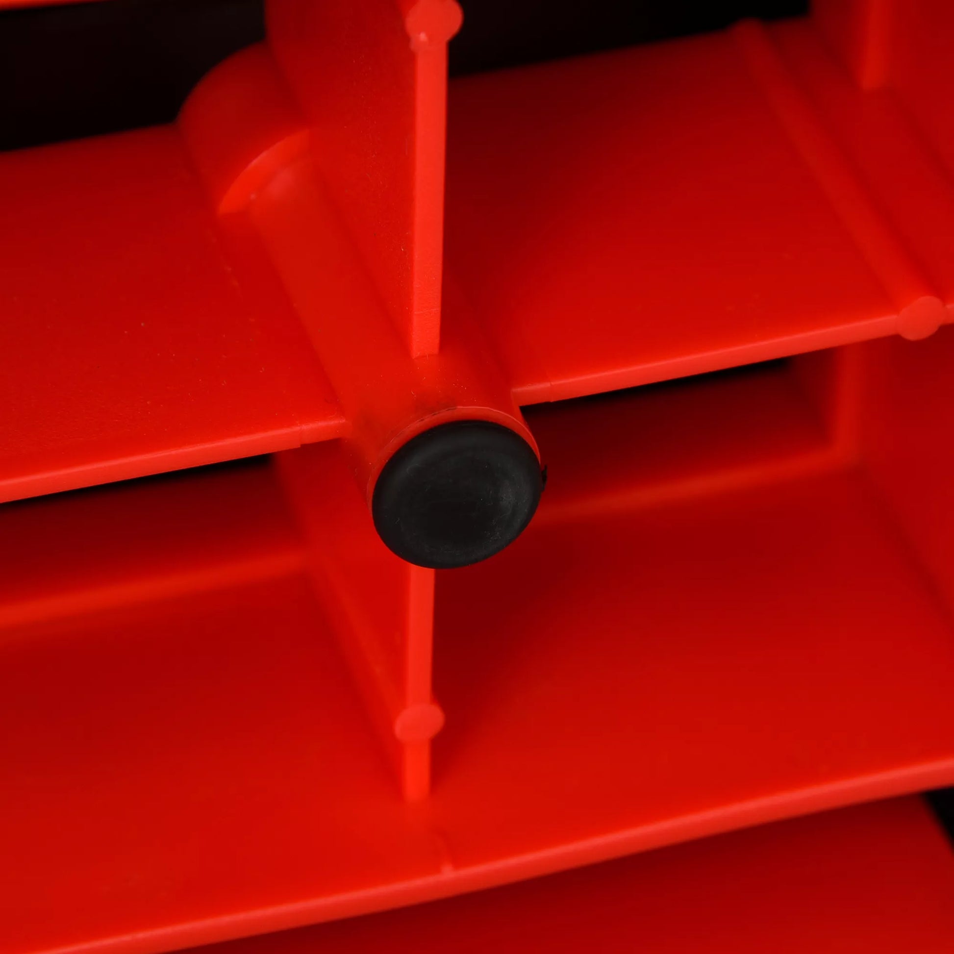 Aerobikos steperis, 2 pakopų aukščio reguliavimas, 68 x 28 x 15 cm, juodas + pilkas + raudonas