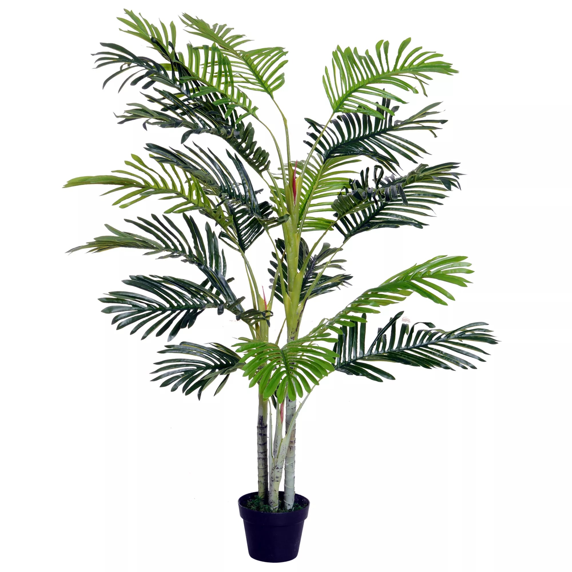 Dirbtinė palmė, dirbtinis augalas su vazonu, 150cm, plastikas