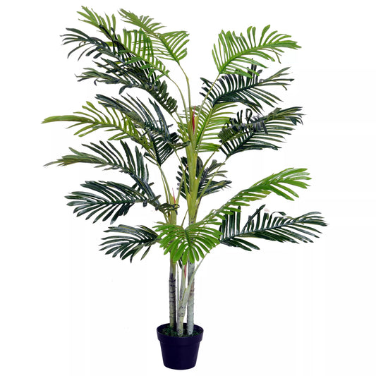 Dirbtinė palmė, dirbtinis augalas su vazonu, 150cm, plastikas