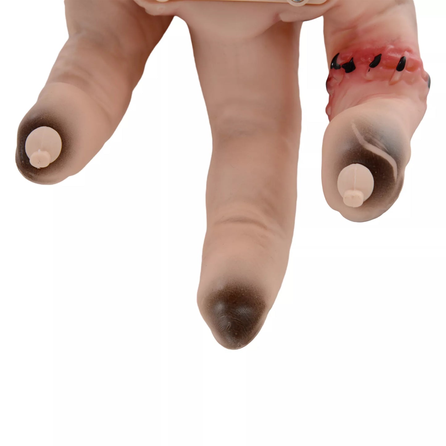 HOMCOM Siaubo ranka, Helovino dekoracija, aktyvuojama garsu/paliečiant, judama, su garsu.