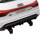 Vaikiškas elektromobilis Audi RS e-tron GT, baltas, 3-5 metų vaikams, iki 25 kg