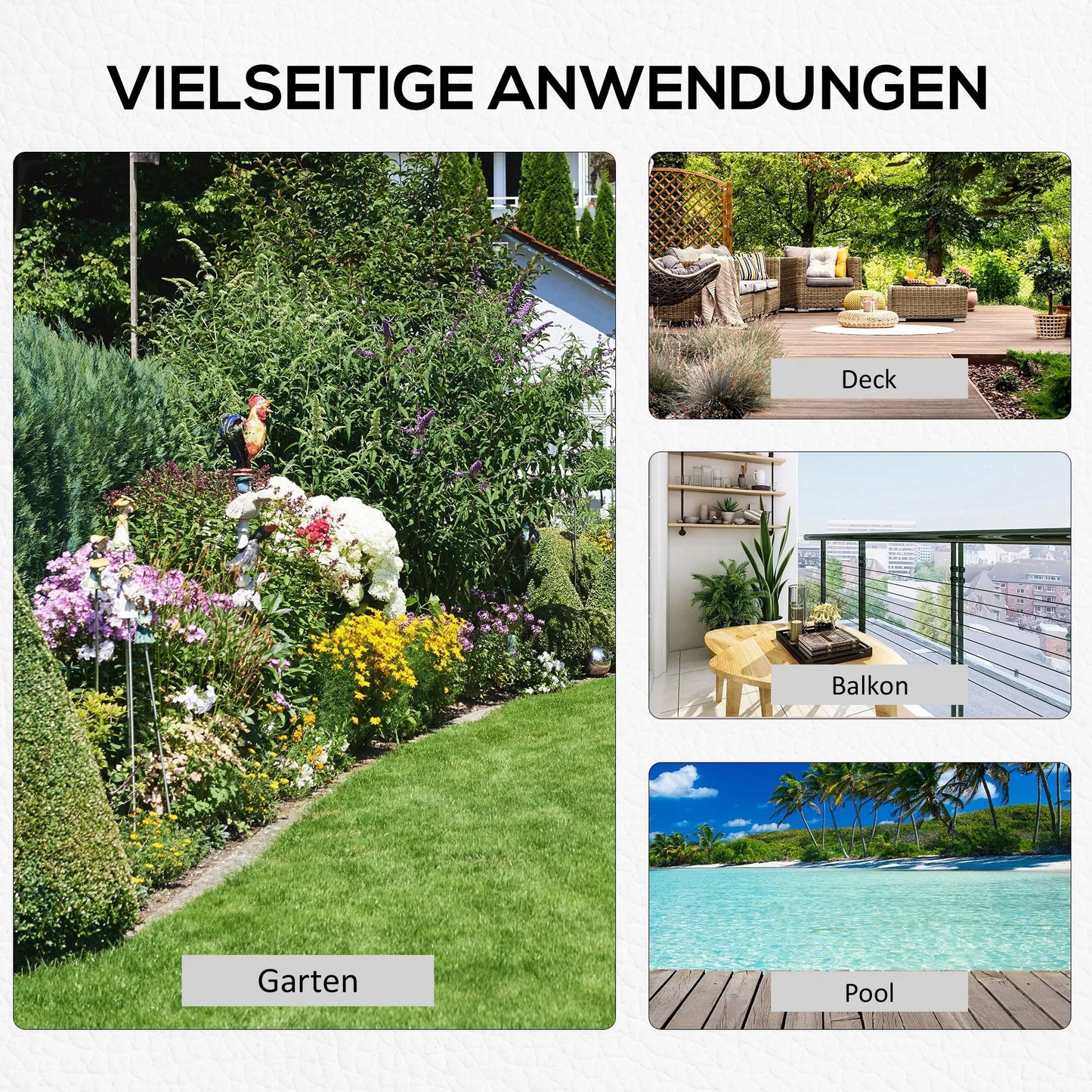 Skėčių stovas 13 kg Skėčių stovas, kvadratinis skėčių laikiklis, skėčių svoris, stovas skėčiams 35/38/48 mm vamzdžio skersmens, balkonui, terasai, sodui, juodos spalvos