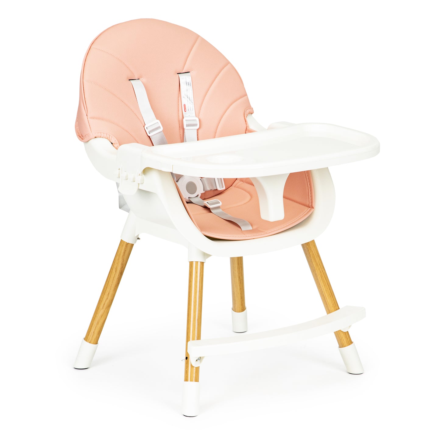 ECOTOYS 2-in-1 reguliuojama vaikiška maitinimo kėdutė (6–36 mėn.)