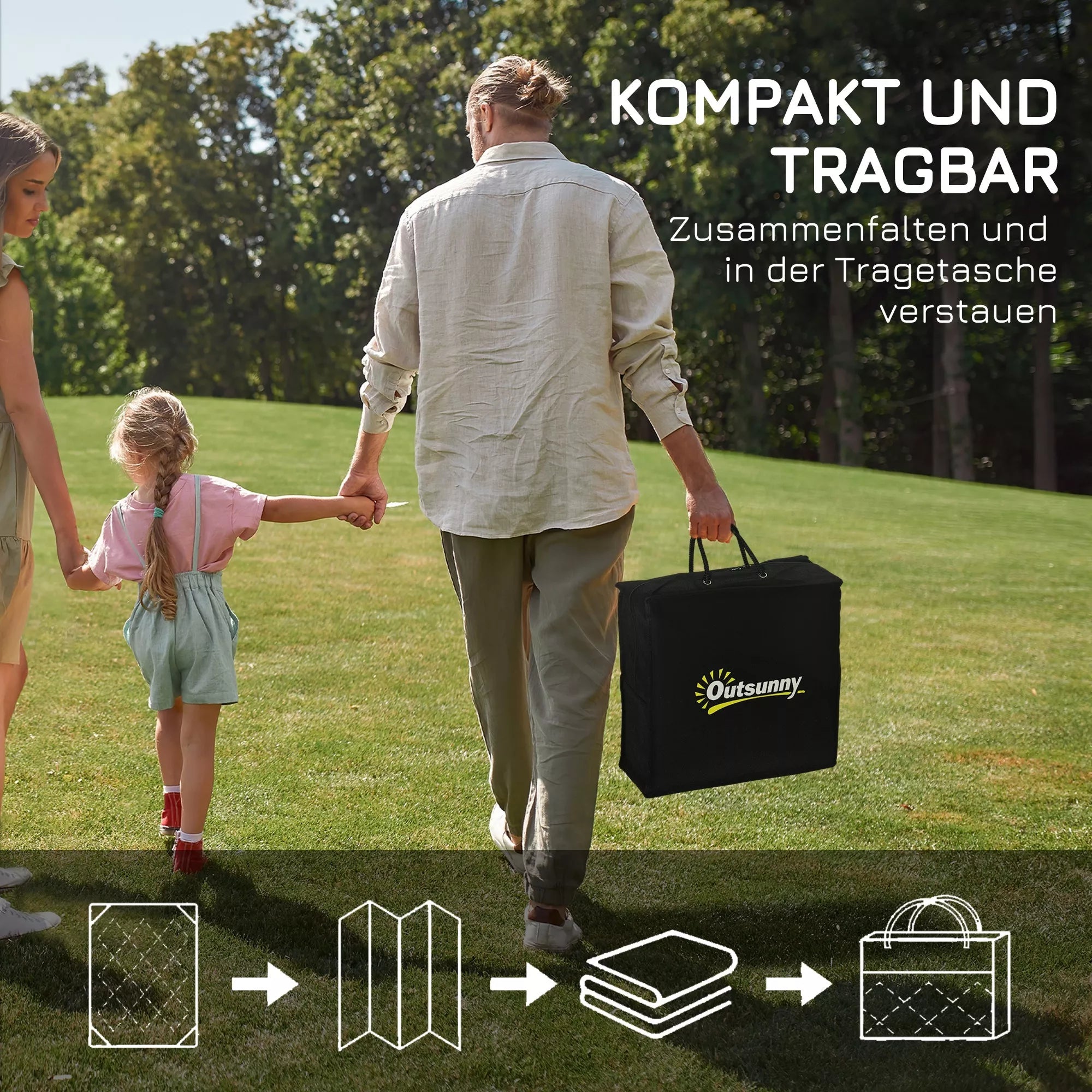 Lauko kilimas, atsparus vandeniui, lapų raštas, 182x274 cm, pilkos/baltos spalvos