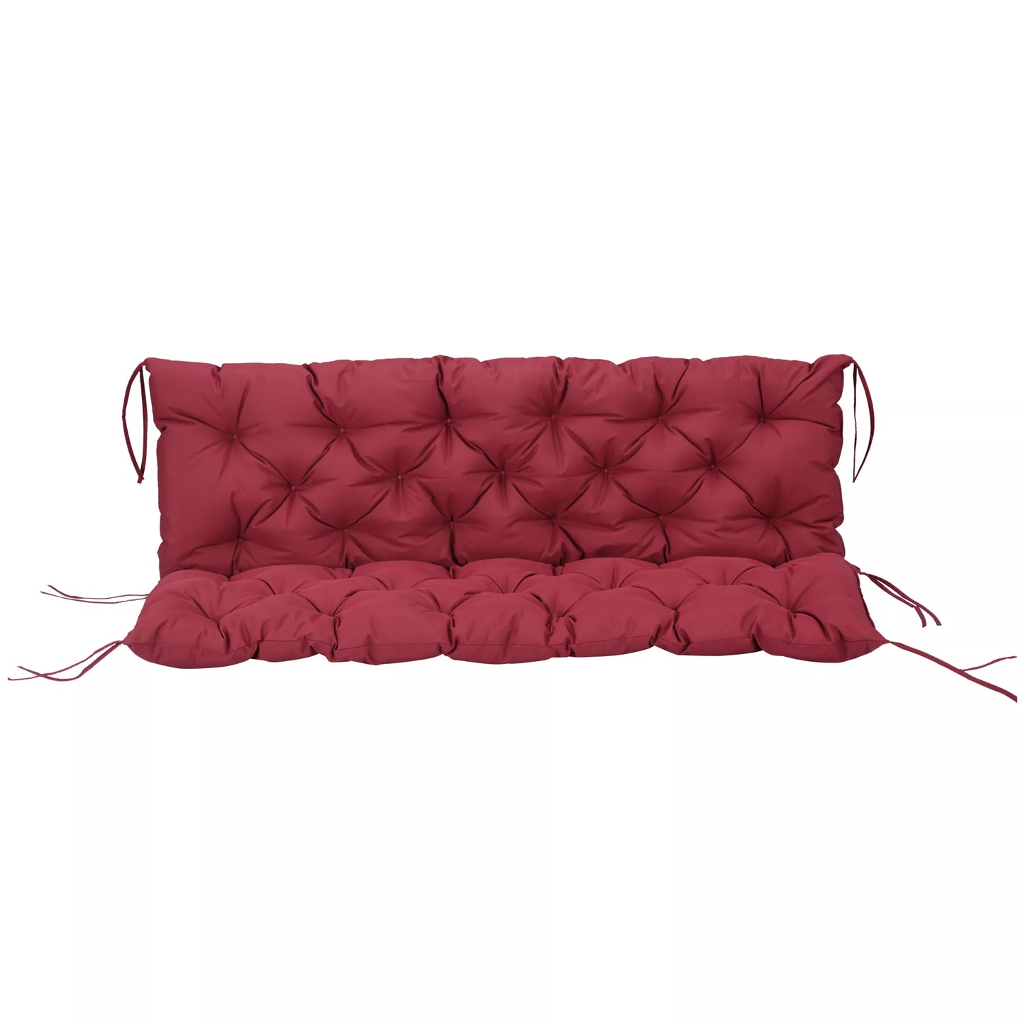 Sėdynės pagalvėlė suolams, pagalvėlė su tvirtinimo dirželiais, iki 3 asmenų, putplasčio užpildas.