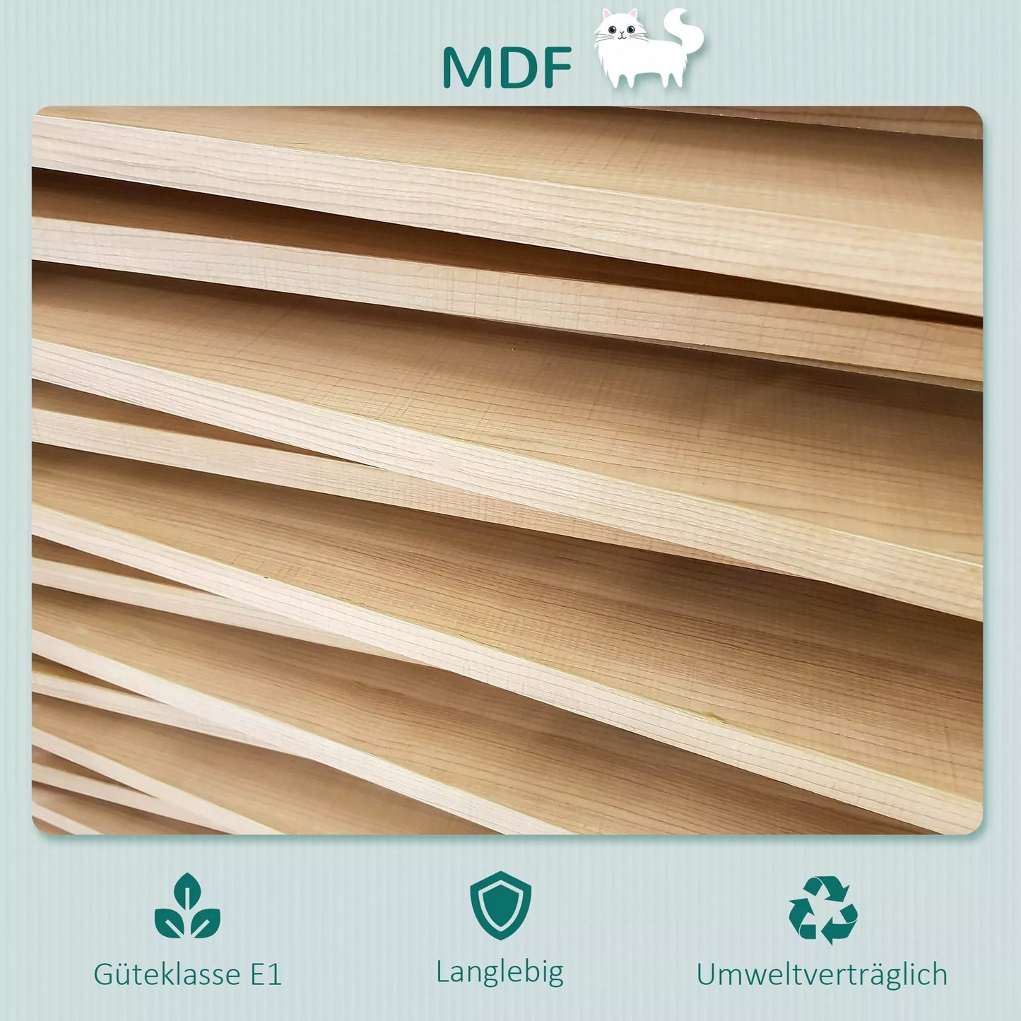 Katės gultas/lovytė ant sienos, katės lentyna, su minkštu paminkštinimu, ruda, 41 x 28 x 21 cm