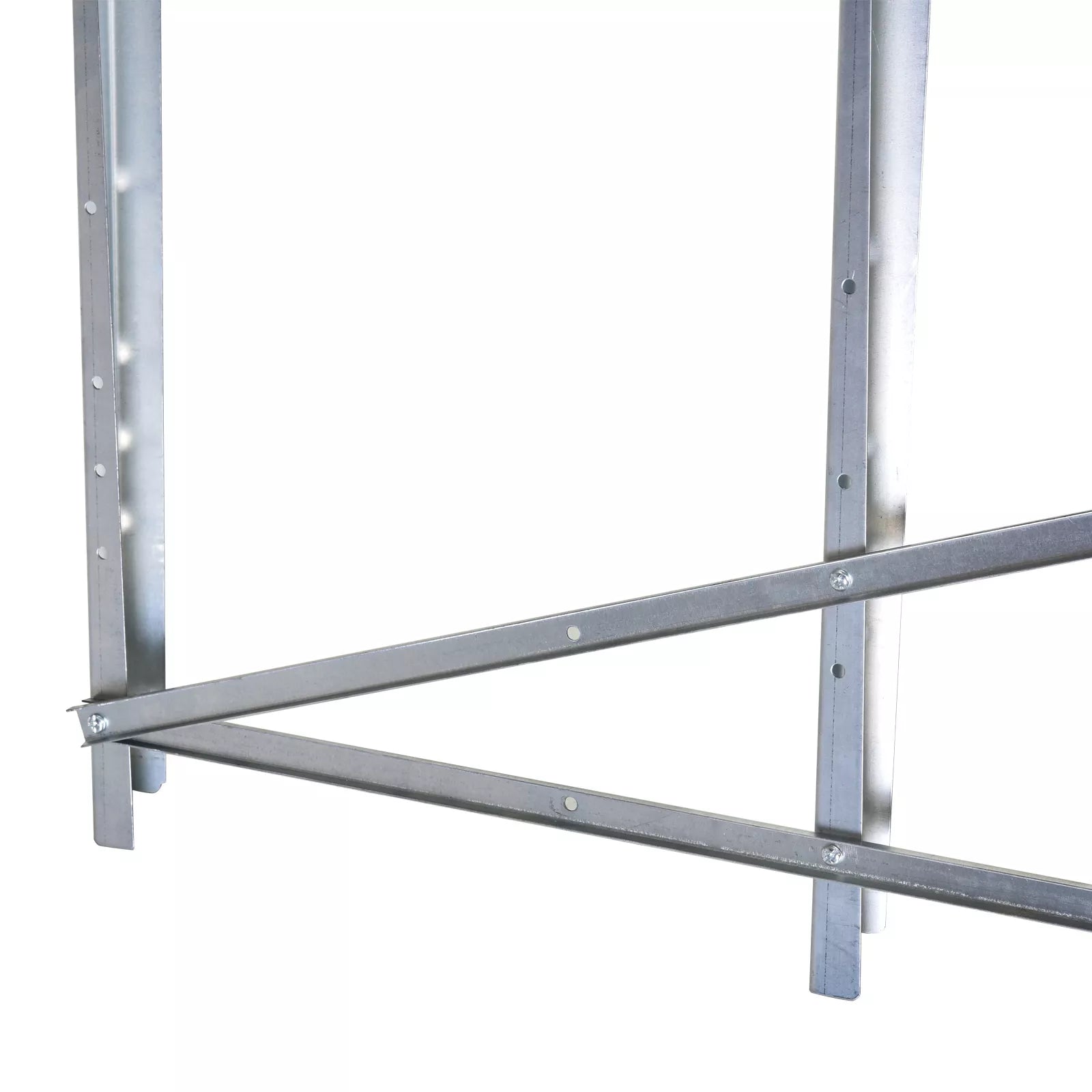 Sulankstomas rąstų pjovimo stovas, pjovimo rėmas malkoms, sidabro, metalo, 83 x 83 x 79 cm