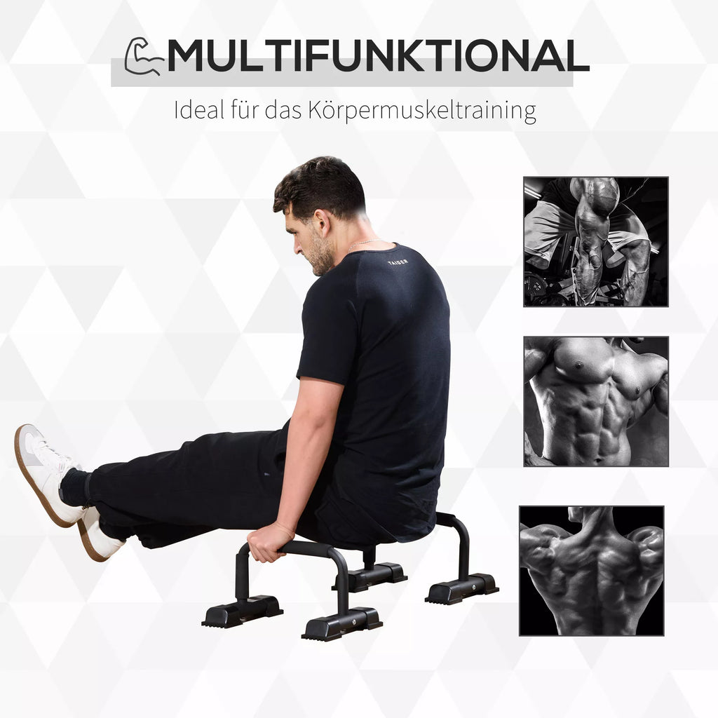 Dip baras, 2 vnt. rinkinys Dip stotis, atlaiko iki 120 kg Dip strypas Treniruokliai namams Parallettes Calisthenics įranga jėgos treniruotėms