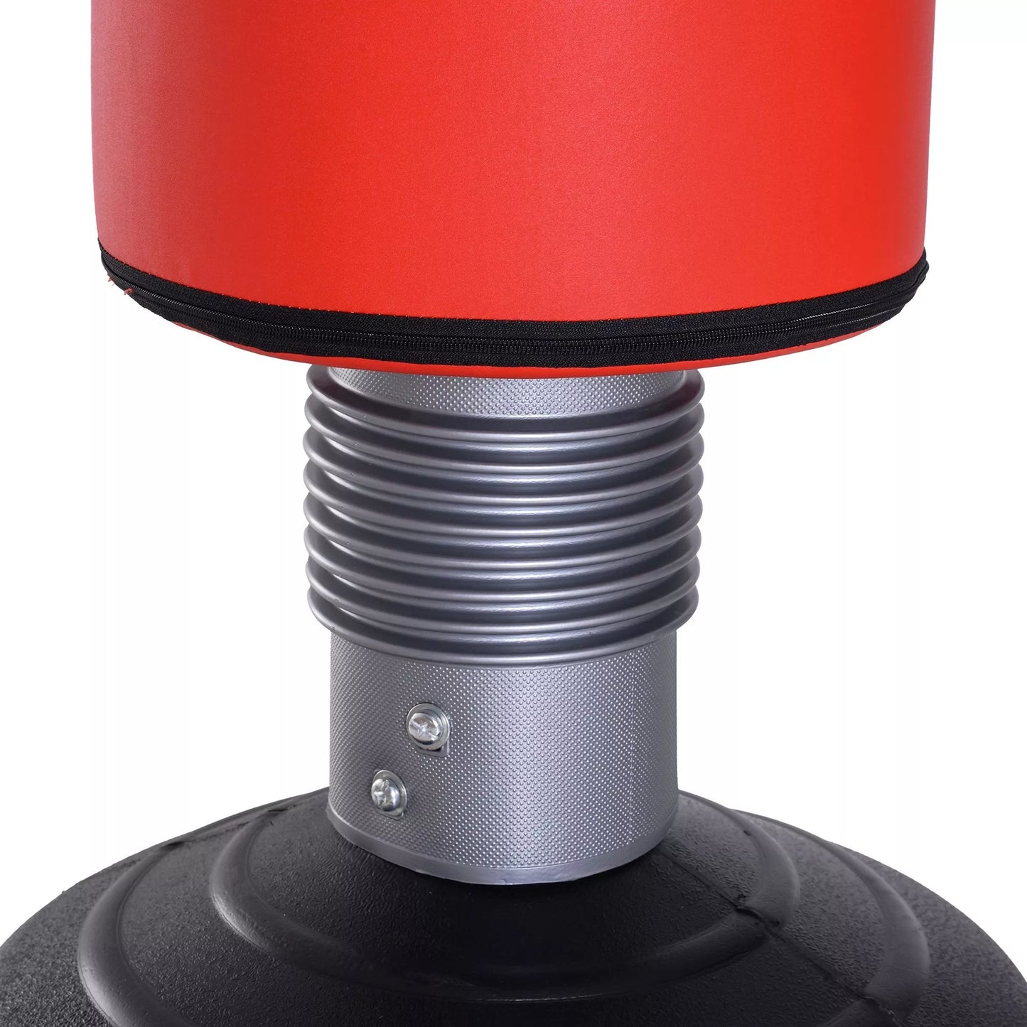 Raudonas stacionarus bokso maišas su reguliuojamu aukščiu ir amortizacija