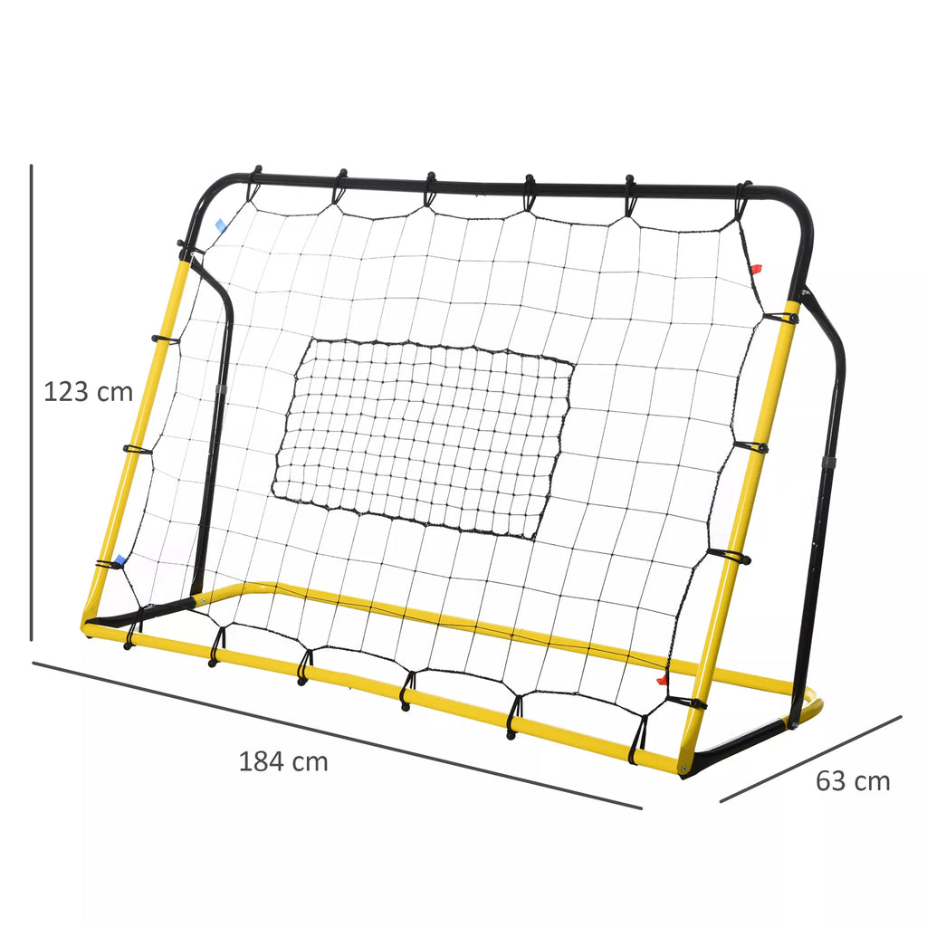 Schema su sienelės matmenimis: 184 × 63 cm, aukštis 123 cm