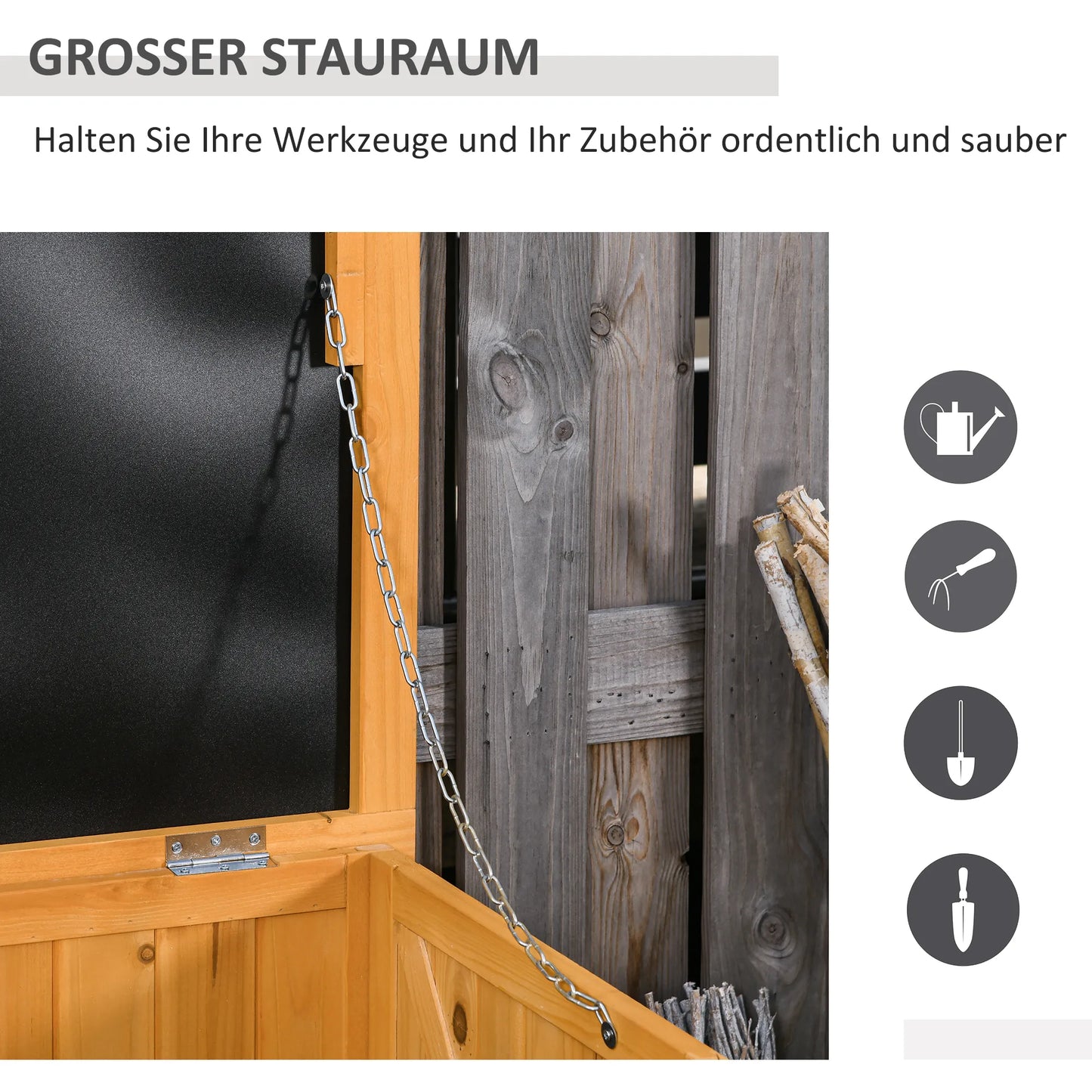 Lauko dėžė pagalvėlėms, sandėliavimo skrynia, atspari oro sąlygoms, medžio masyvo, 127 x 56 x 60 cm, geltona