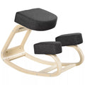 Ergonominė kelių kėdė, reguliuojamas aukštis, iki 120 kg, juoda