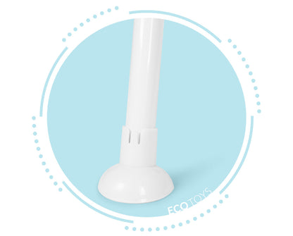 Vaikiška maitinimo kėdutė ECOTOYS 3-in-1, sulankstoma, pilka (6–36 mėn.)