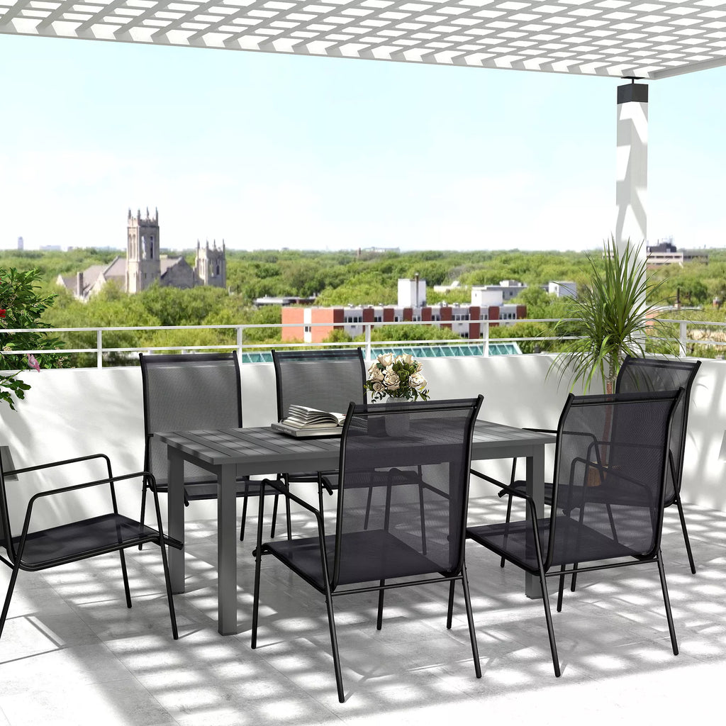 Sodo stalas Išplėstas Aliuminis 160/220x90 cm Atsparus atmosferos poveikiui Balkono stalas, neslidus Bufeto stalas Pilkas
