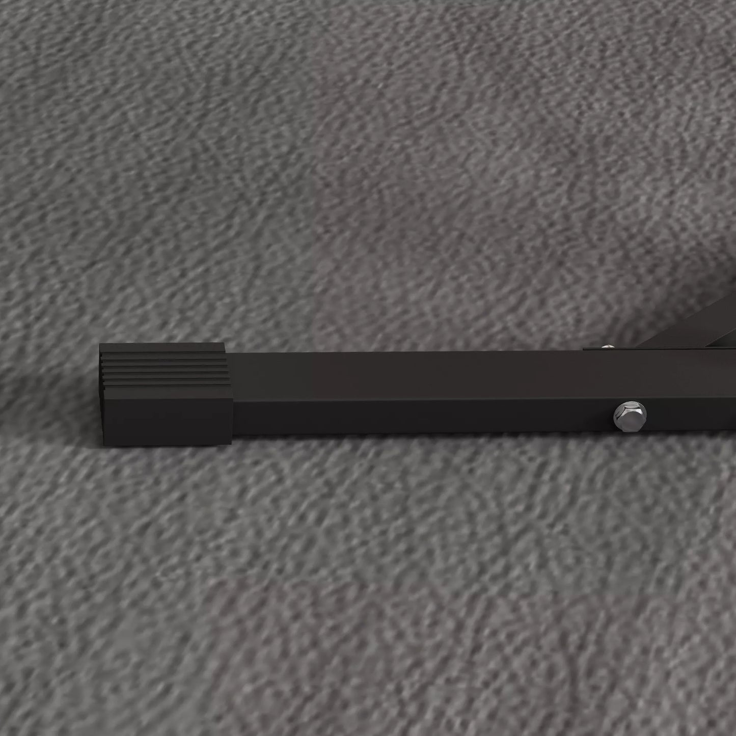 Smūgių maišo stovas, reguliuojamo aukščio, su greičio kamuoliu, metaliniu rėmu, 160 I x 145 P x 175-220 A cm, juodas