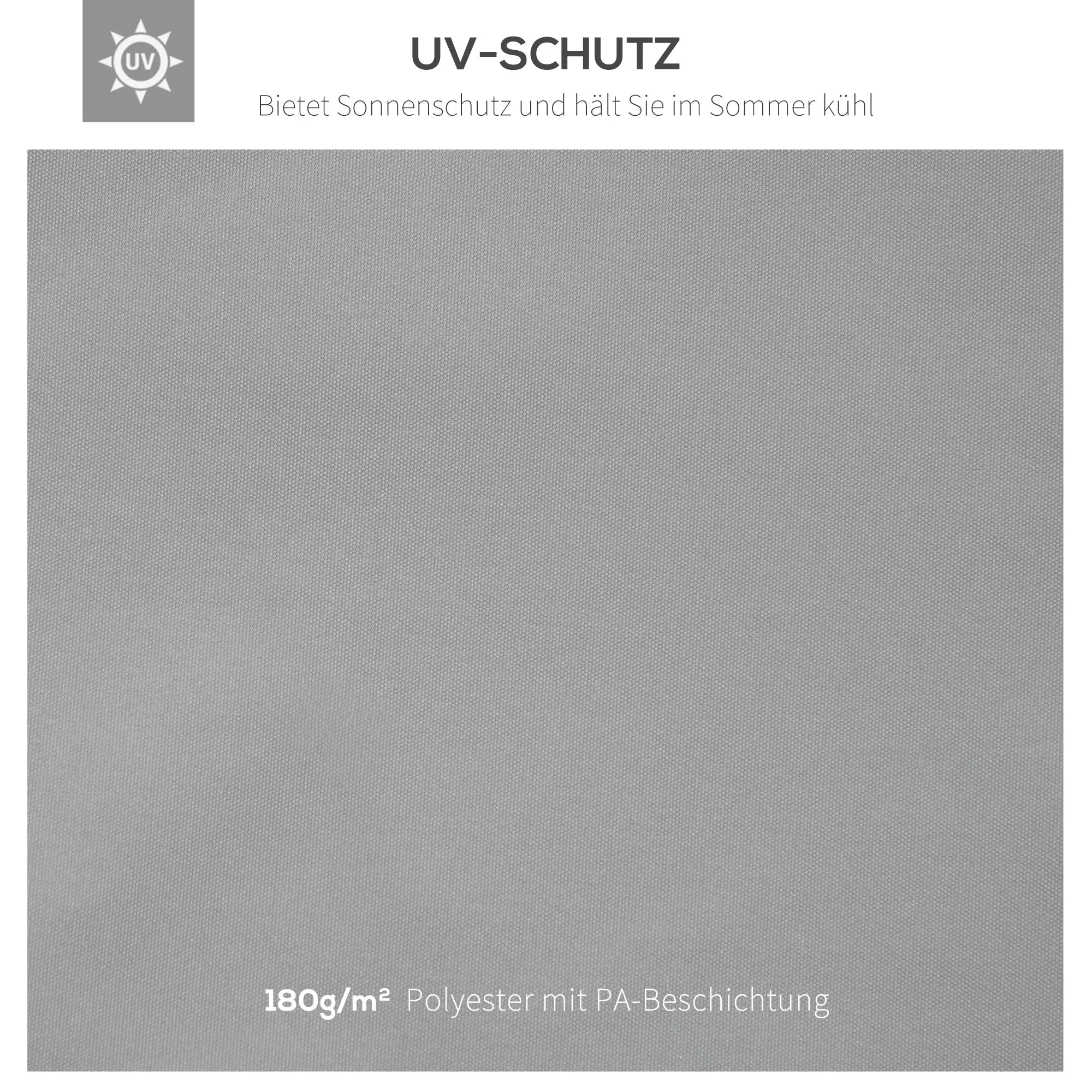 Schema su stogo UV apsauga ir poliesterio audiniu