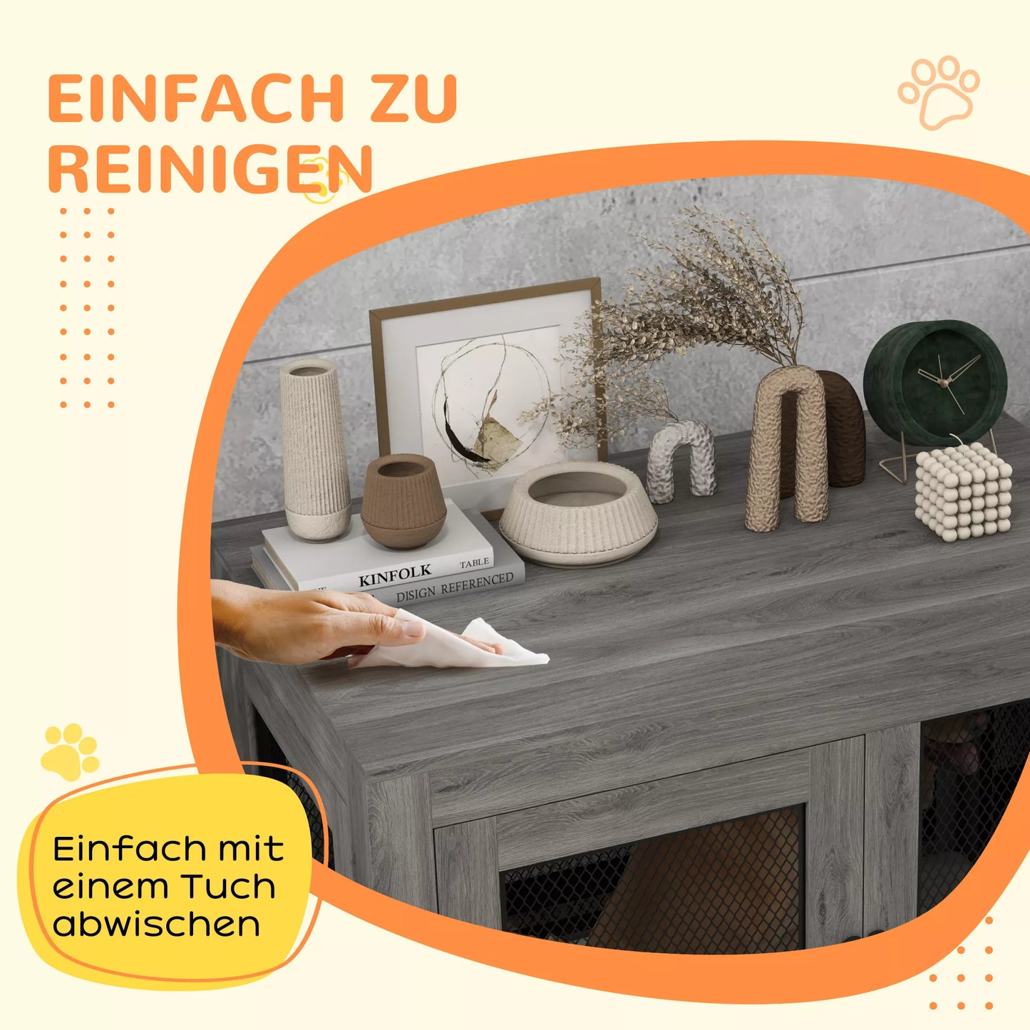 Šunų dėžė, šuniukų narvas, su laikymo paviršiumi, vandeniui atspari pagalvėlė, plieninės grotelės, reguliuojamos kojelės, 94x60x71,5 cm