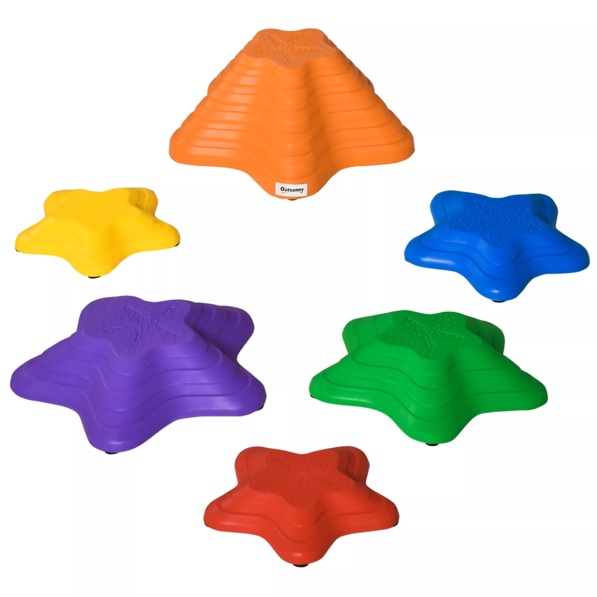 Vaikams skirtos pakopos, sukraunamos, neslidžios, 3 dydžiai, iki 80 kg, vidaus/lauko naudojimui