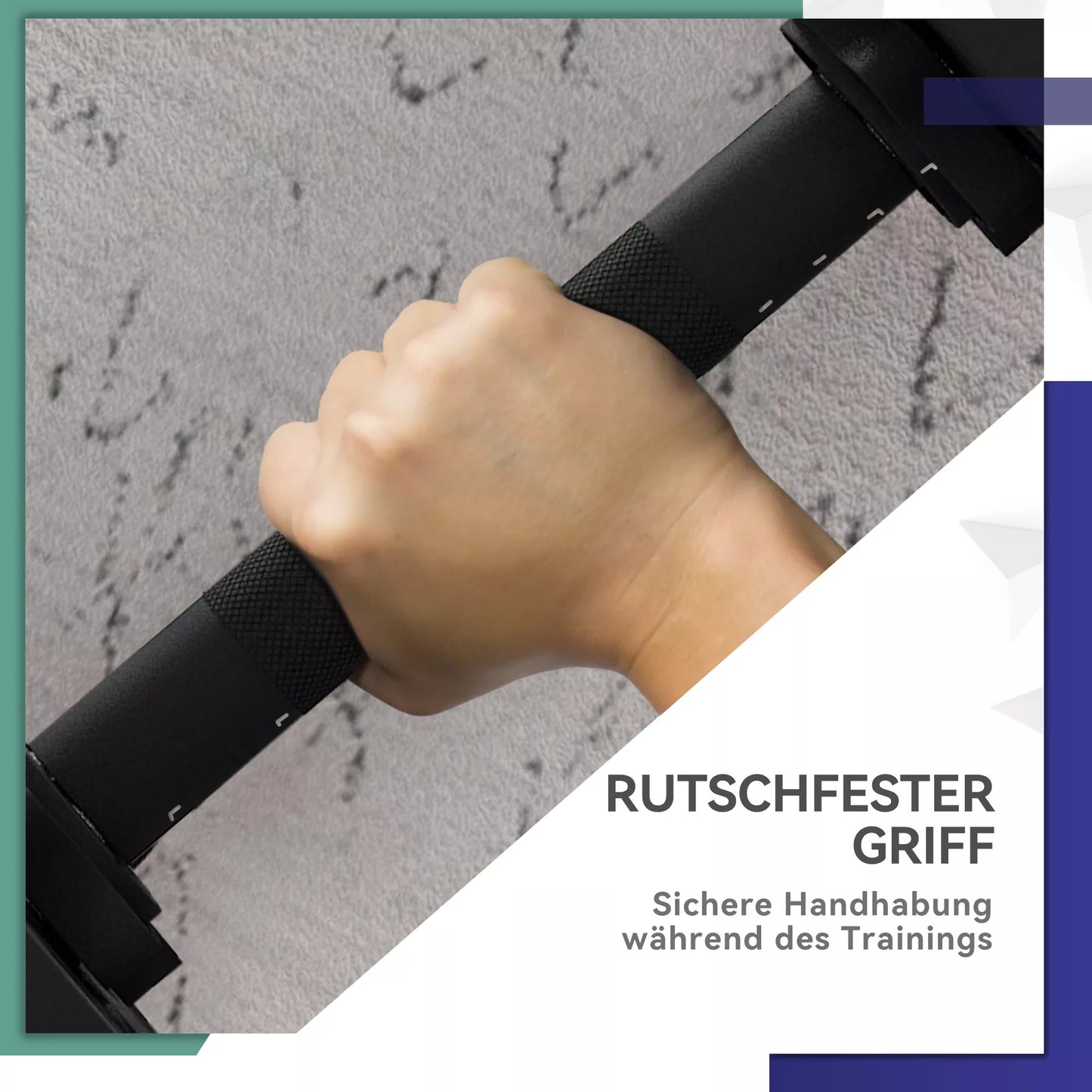 2 viename svarmenų rinkinys, ilgasis & trumpasis svorelis, 25 kg, neslystantis, apsaugantis grindis, juodas/žalias