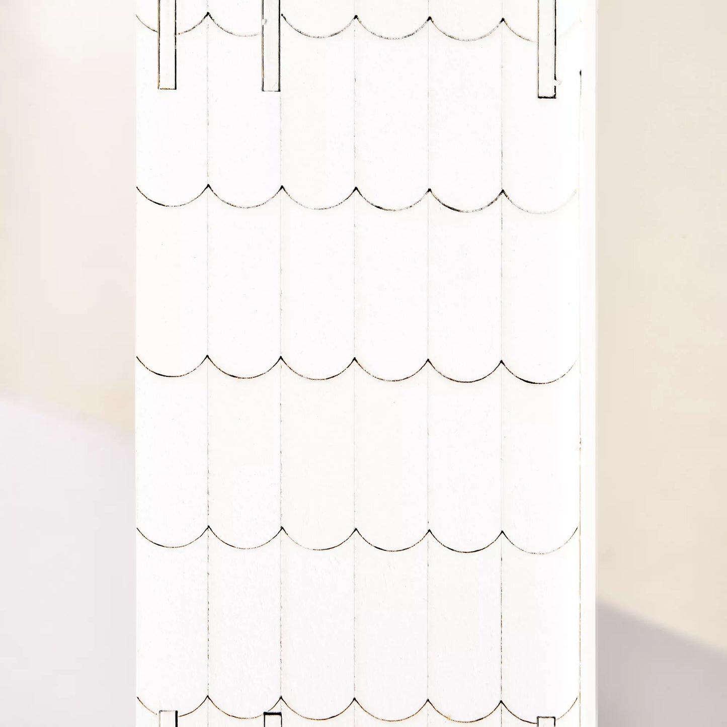 Advento kalendorius Kalėdinė puošmena, 24 stalčiukai, LED lemputės, 39 cm x 9 cm x 42 cm, Balta + Žalia