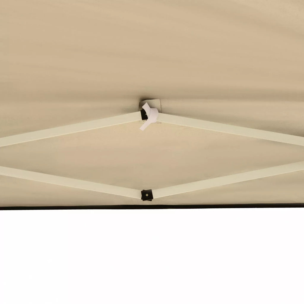 Paviljonas, 2,95 x 2,95 m Pop-Up sulankstomas paviljonas, sodo paviljonas, vakarėlių palapinė, UV apsauga, plienas + Oxford audinys, juodas
