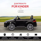 Schema su vaikiško elektromobilio savybėmis