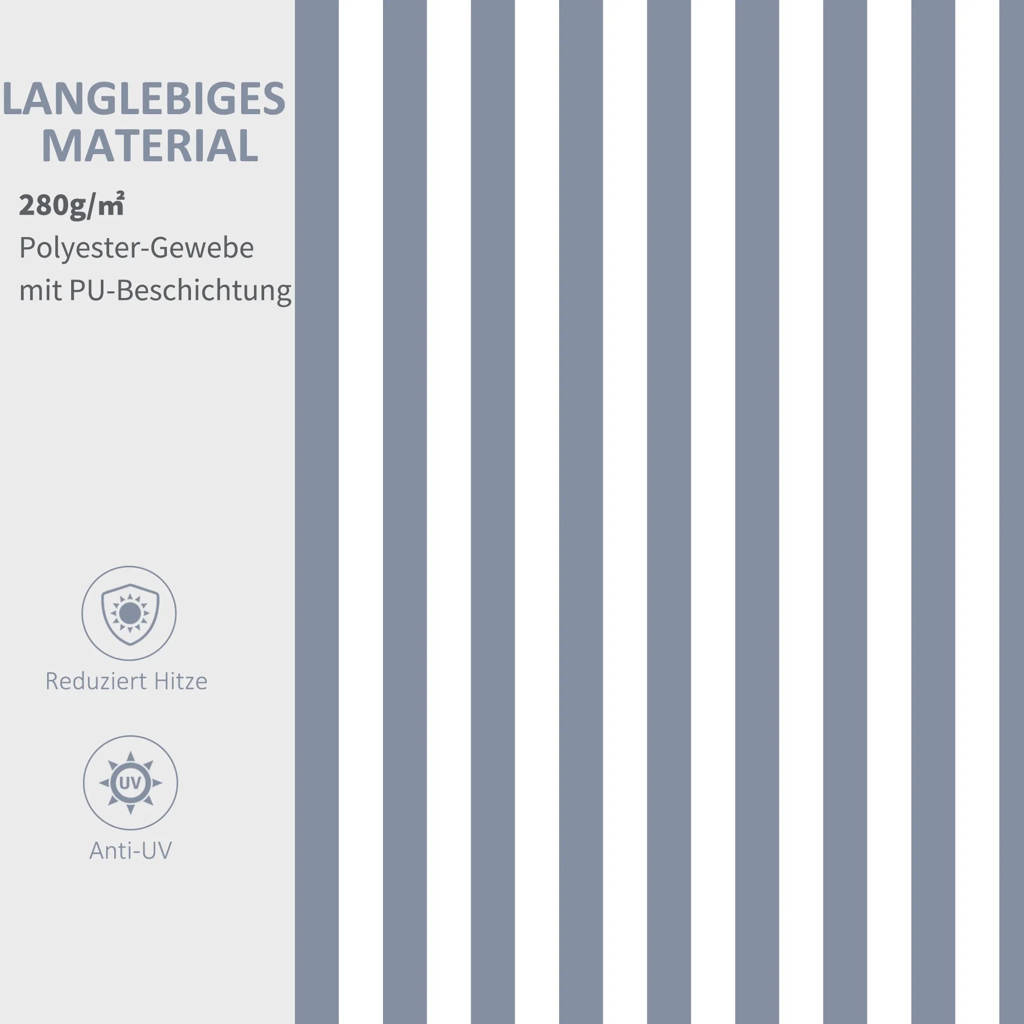 Schema su markizės poliesterio audinio danga