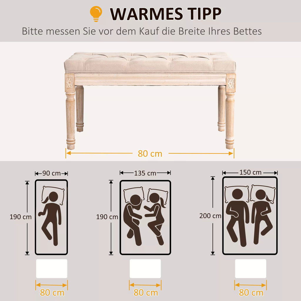 Sėdimoji sofa Vintage dizainas Vintage sofa, sagų siuvimas, tekintos kojos, Shabby Chic, kreminė spalva