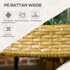 Pinto PE ratano pynimo tekstūros detalė iš arti