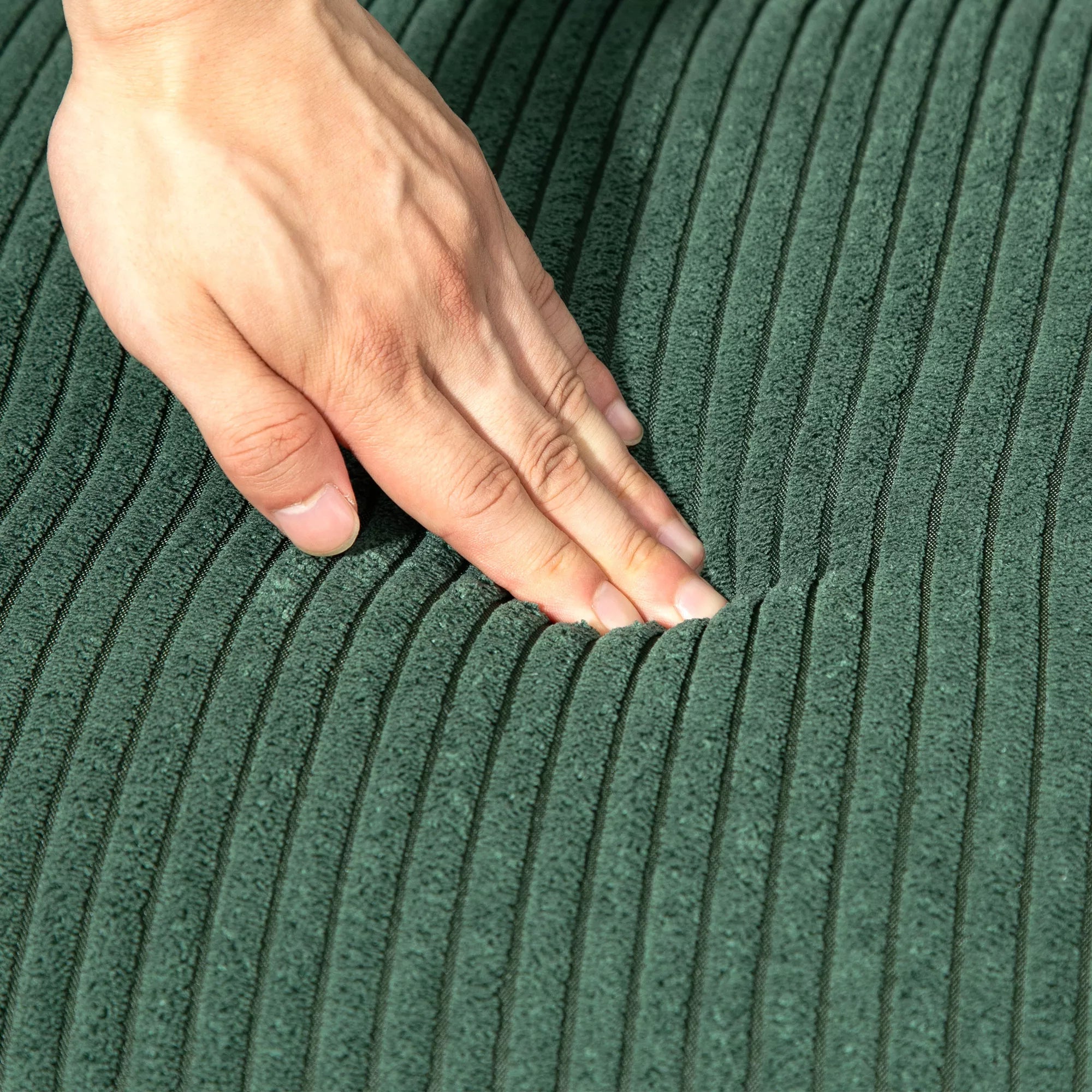 Dvivietė sofa, 117 cm, žalia