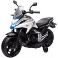 Elektrinis vaikų motociklas, Honda, 3 km/h, muzika ir šviesa, 3–6 metai, iki 30 kg, baltas