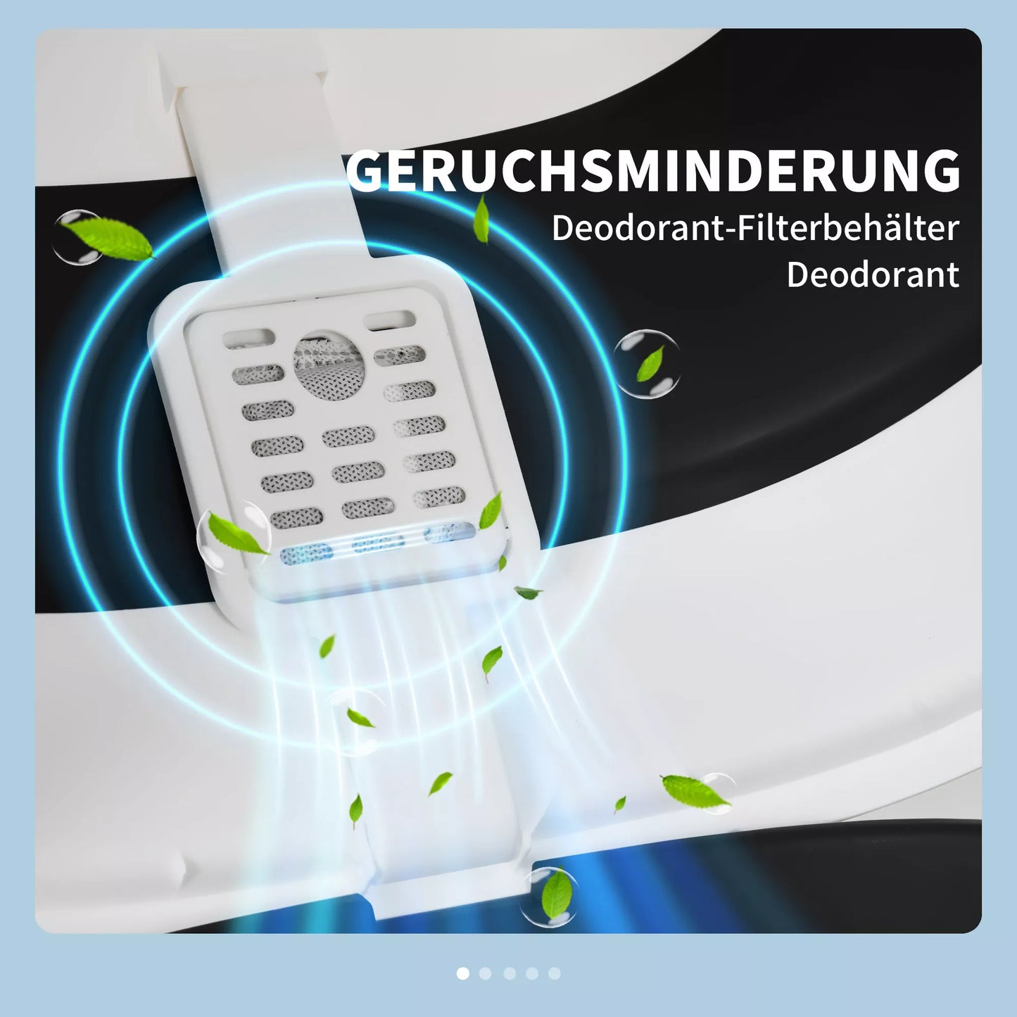 Katiliukas su dangčiu ir kraiko kastuvėliu, katėms iki 5 kg, 52x41x38 cm, Balta/Juoda