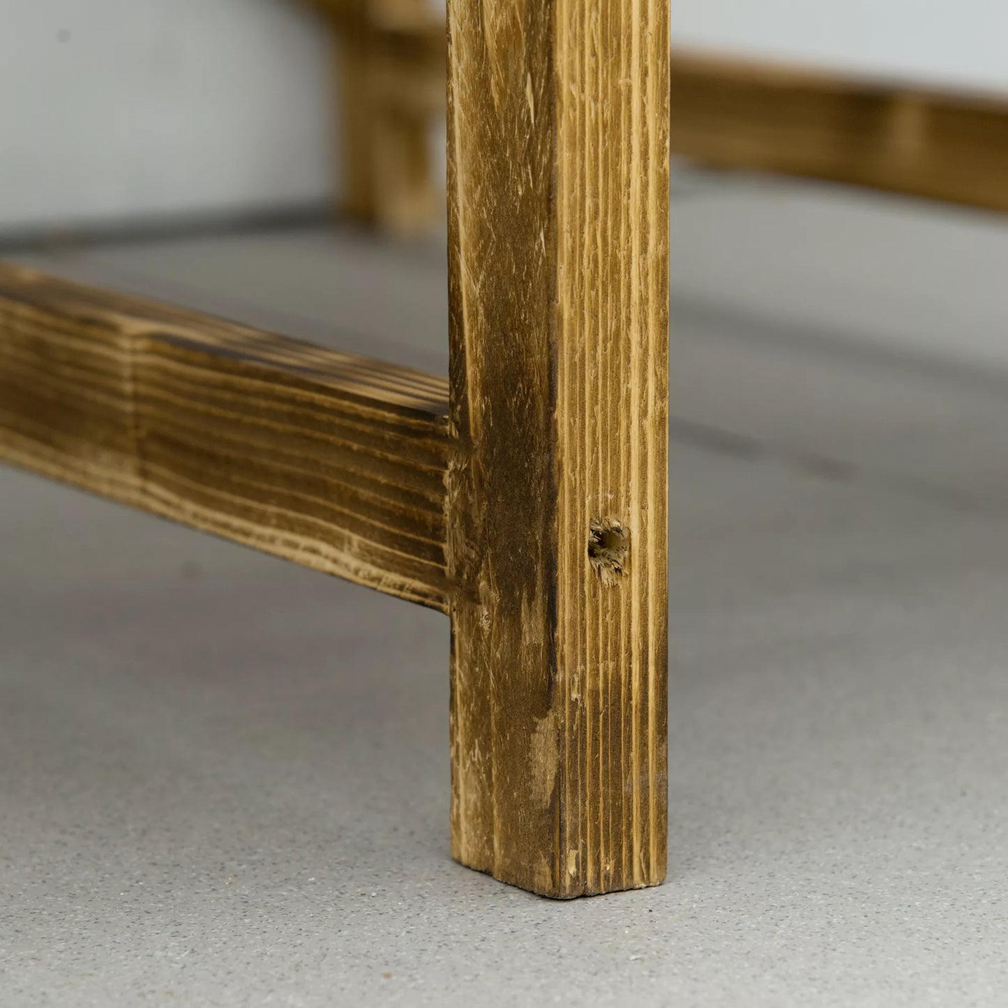 Pakopinis augalų/gėlių stovas, 3 pakopos, eglės mediena, 100 x 80 x 78cm