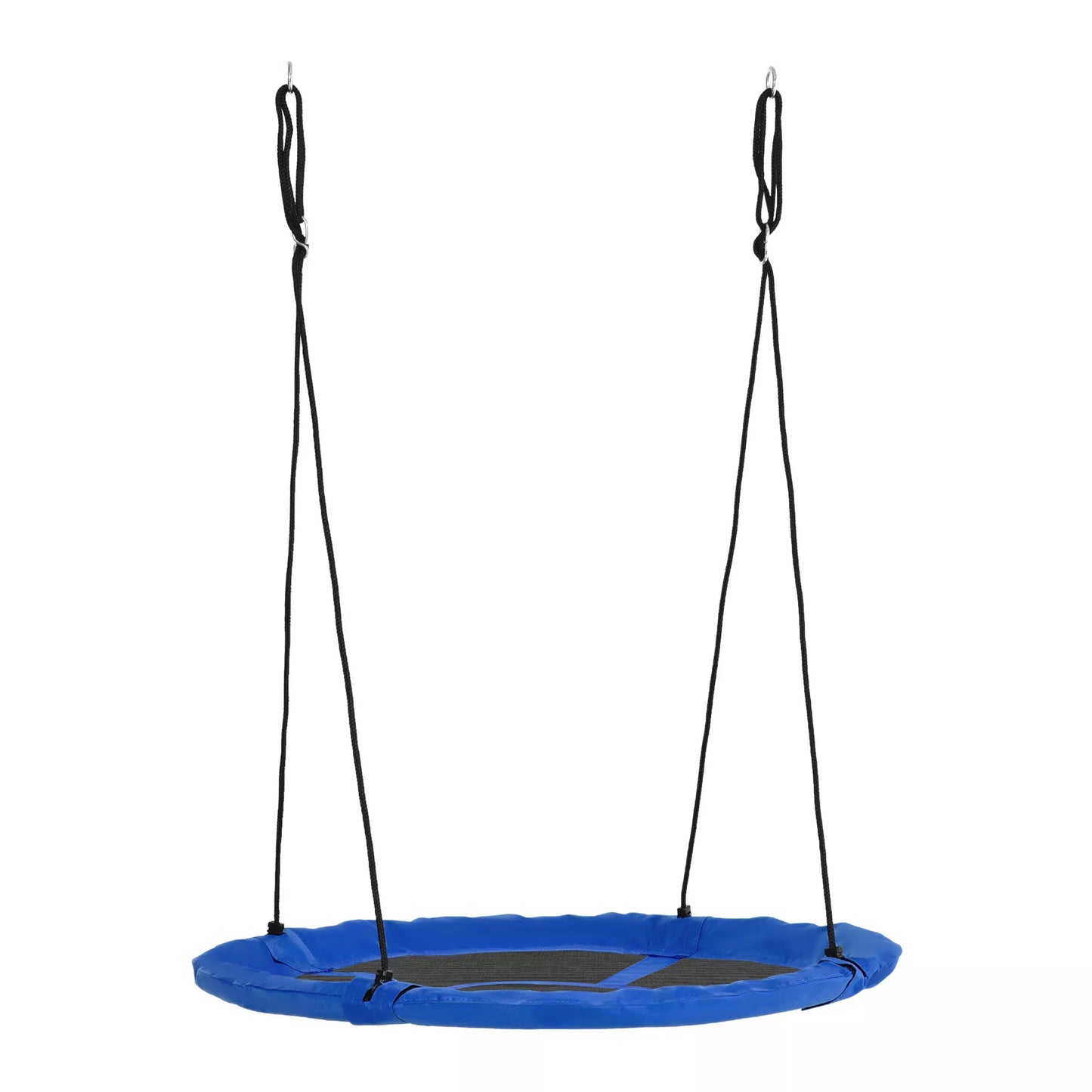 Lizdinė sūpynė, atspari oro sąlygoms, iki 100 kg, reguliuojamo ilgio virvės, Ø 110 cm, Mėlyna