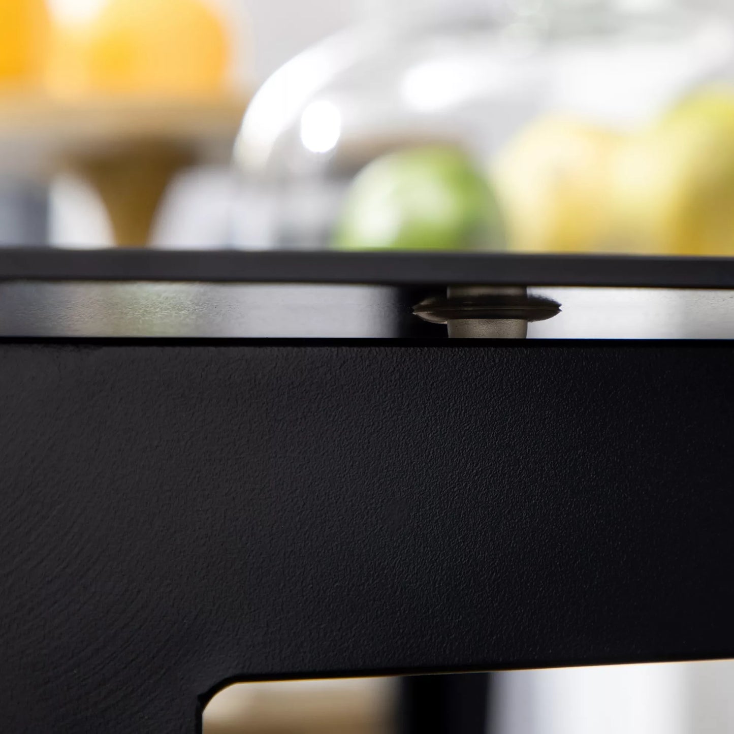 Lauko stalas 6 žmonėms, atsparus oro sąlygoms, grūdintas stiklas, terasos stalas, 150 cm x 90 cm x 74 cm, juodas