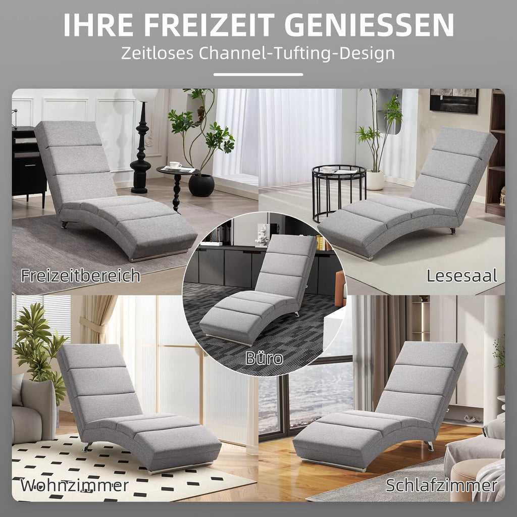 Infografika: chaiselongue fotelžio keturios padėtys – laukiamasis, miegamasis, svetainė, kabinetas