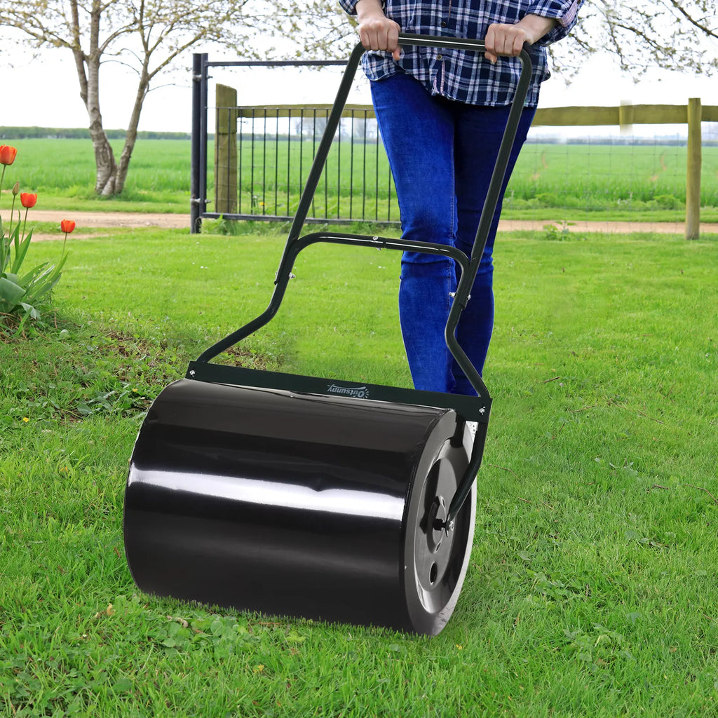 Vejos volelis su U formos rankena, 60 l, juodas, 57 x 40 x 123 cm