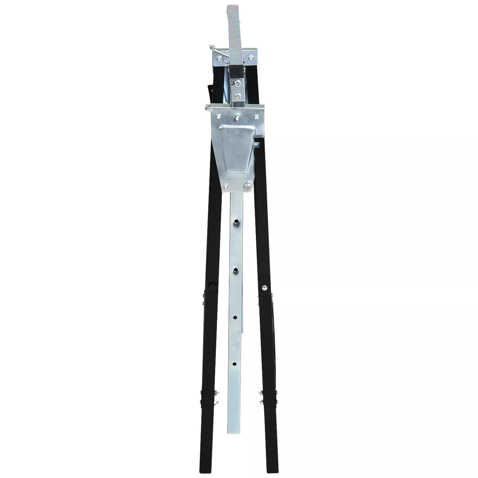 Darbinis stovas, pjovimo stovas, reguliuojamo aukščio, sulankstomas, metalinis, juodas, 68 x 56 x 80-130 cm, keliamoji galia 200kg