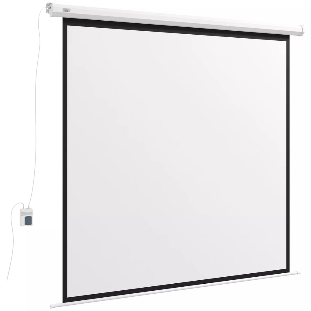 Projektoriaus ekranas, 1:1 formatas, nuotolinio valdymo pultas, 172 x 172 cm (96 coliai), baltas