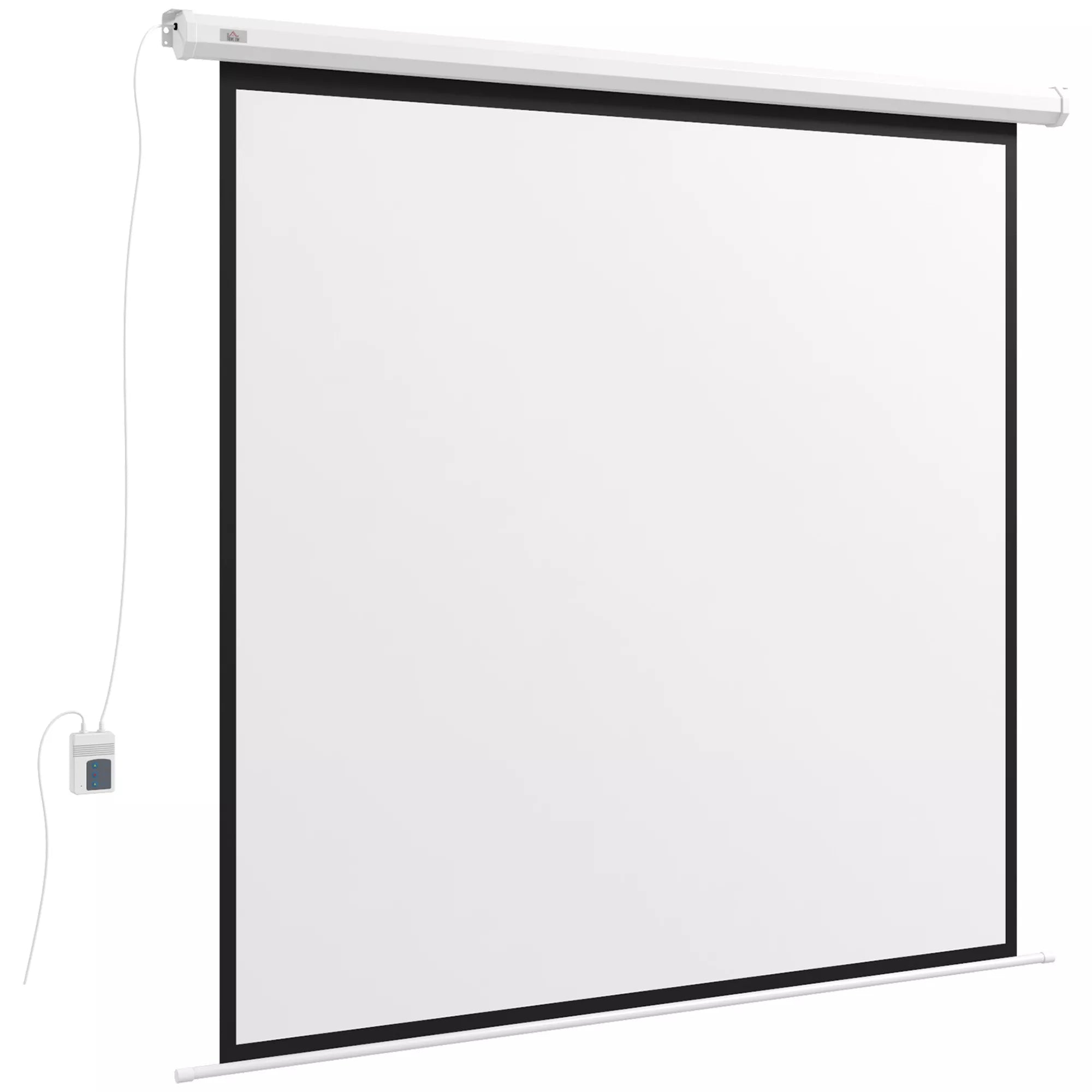 Projektoriaus ekranas, 1:1 formatas, nuotolinio valdymo pultas, 172 x 172 cm (96 coliai), baltas