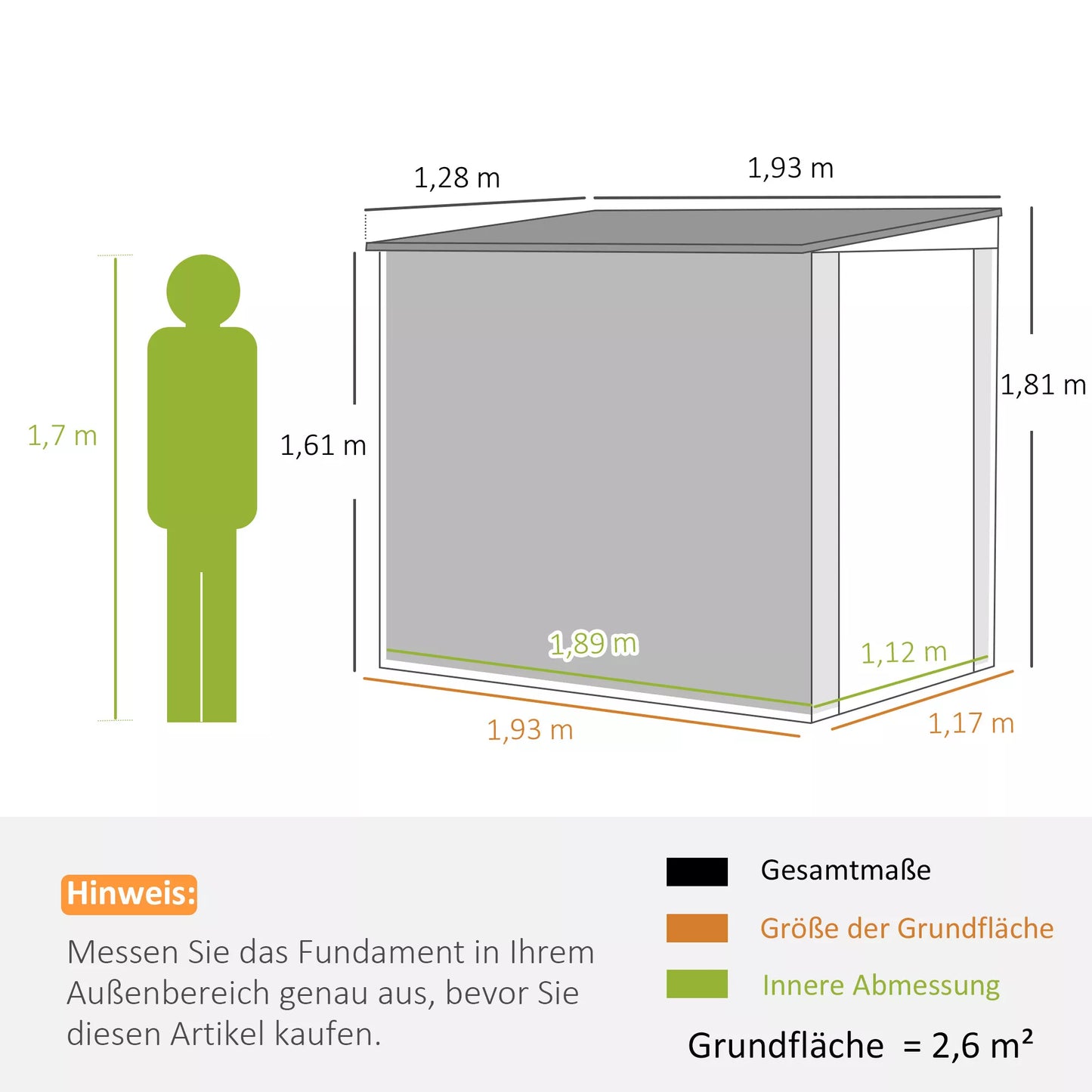 Sodo sandėliavimo pašiūrė, įrankių namelis sodo įrankiams, su langais, vėdinimo angomis, užrakinama, plieninė, tamsiai pilka