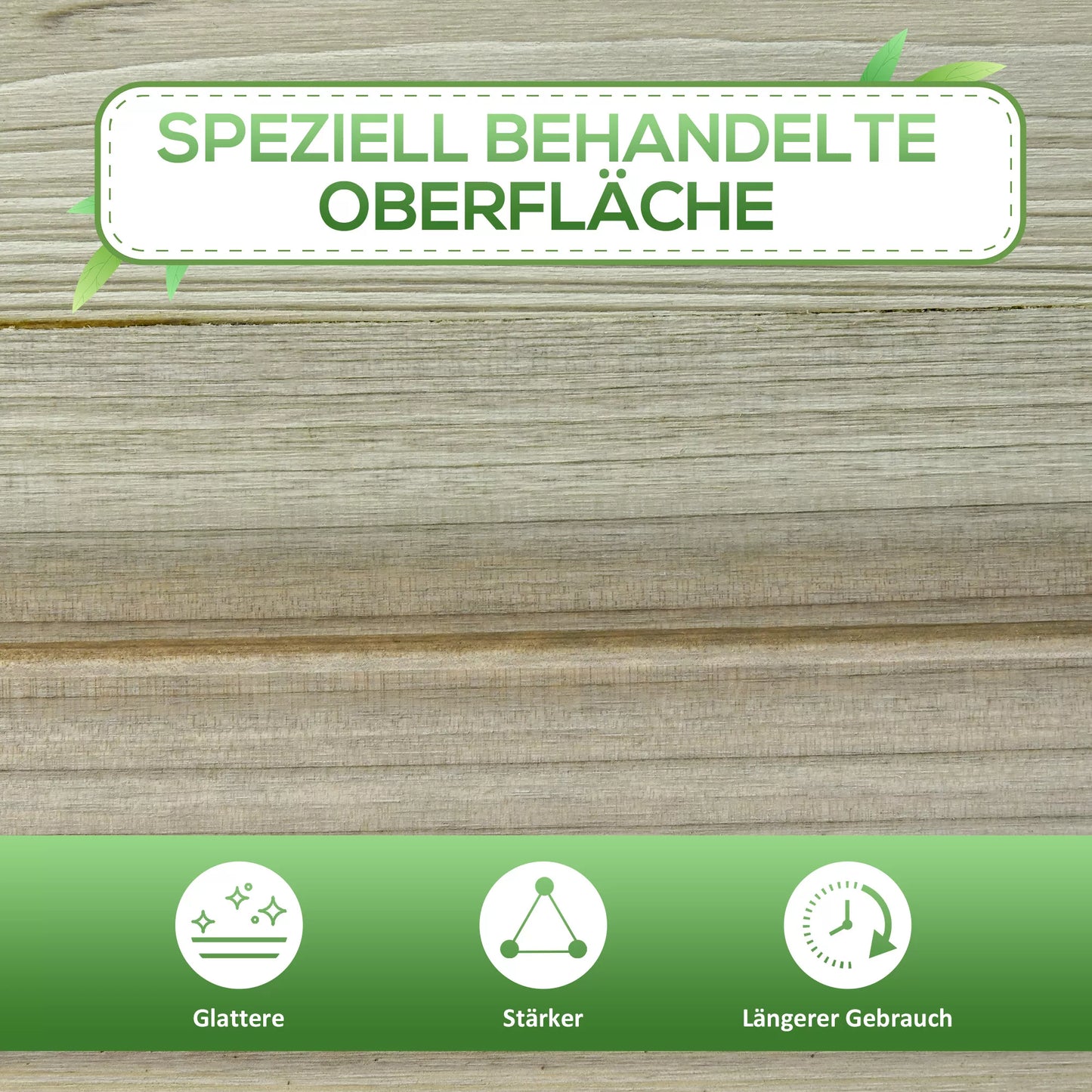 Pakeltas lysvės, paaukštinta medinė gėlių dėžė su apatine lentyna, tvirta konstrukcija, drenažo skylės, 91 ilgis x 51 plotis x 76 aukštis cm, Žalias