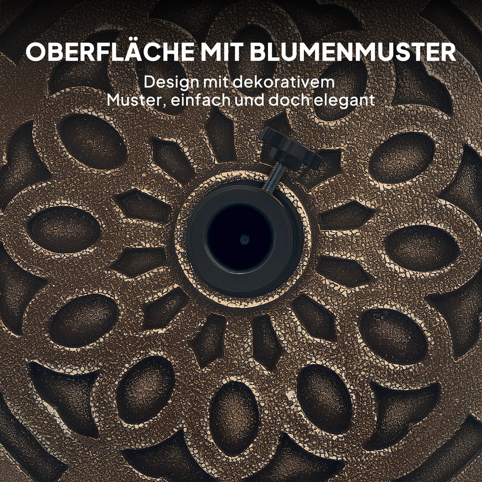 Betoninis skėčių stovas, skėčių stovas su ratukais, apvalus skėčių laikiklis, skirtas 32/38/48 mm skėčiams