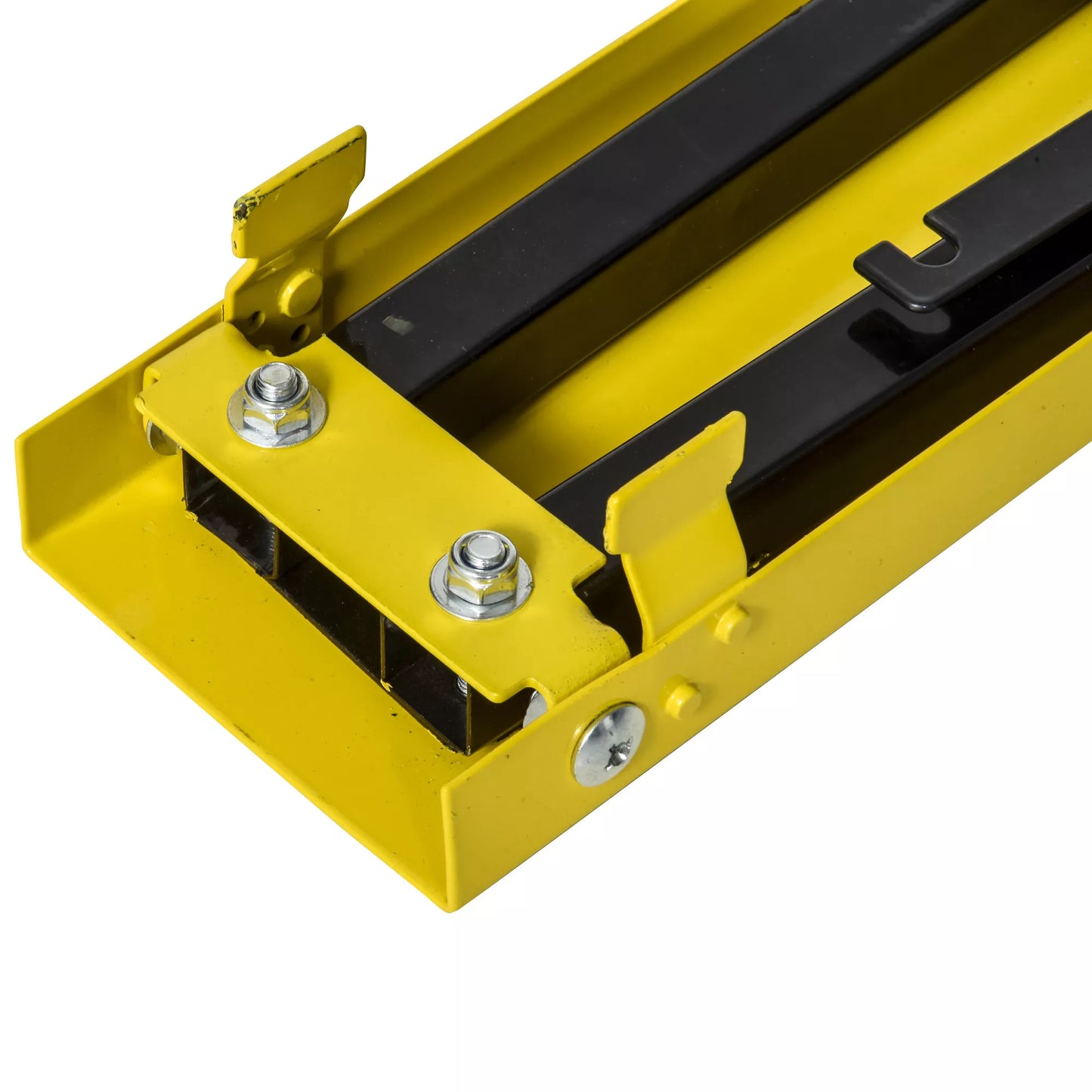 DURHAND 2 vnt. komplektas Pjūklų arkliukas Darbinis stovas Sulankstomas Neslystantis Plienas Geltonas Juodas 100 x 49 x 62-90 cm Keliamoji galia 100 kg
